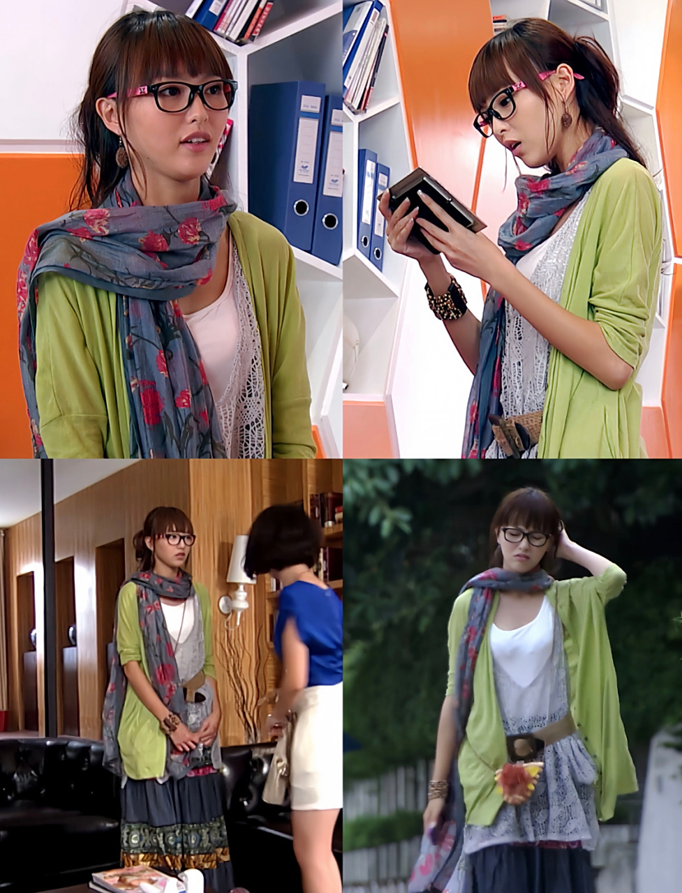 唐嫣在夏家三千金的穿搭现在看还挺潮