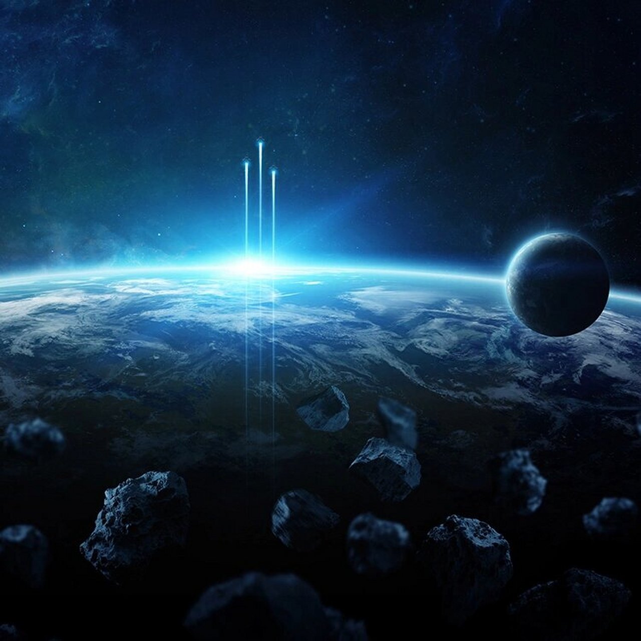 【0037期】一组宇宙太空高清图 今天的分享的是一组创意科幻科技太空