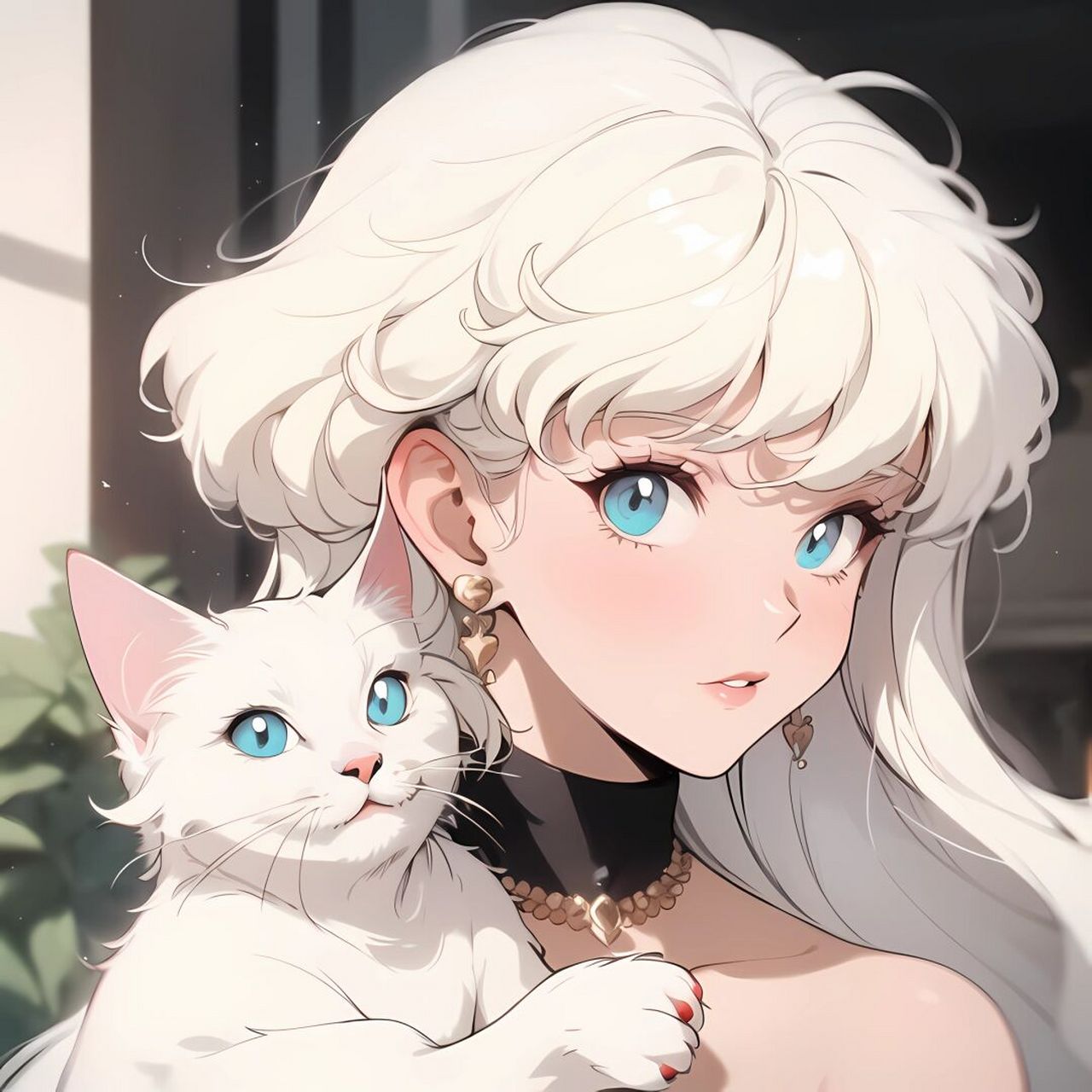 旧漫高冷女头白色系