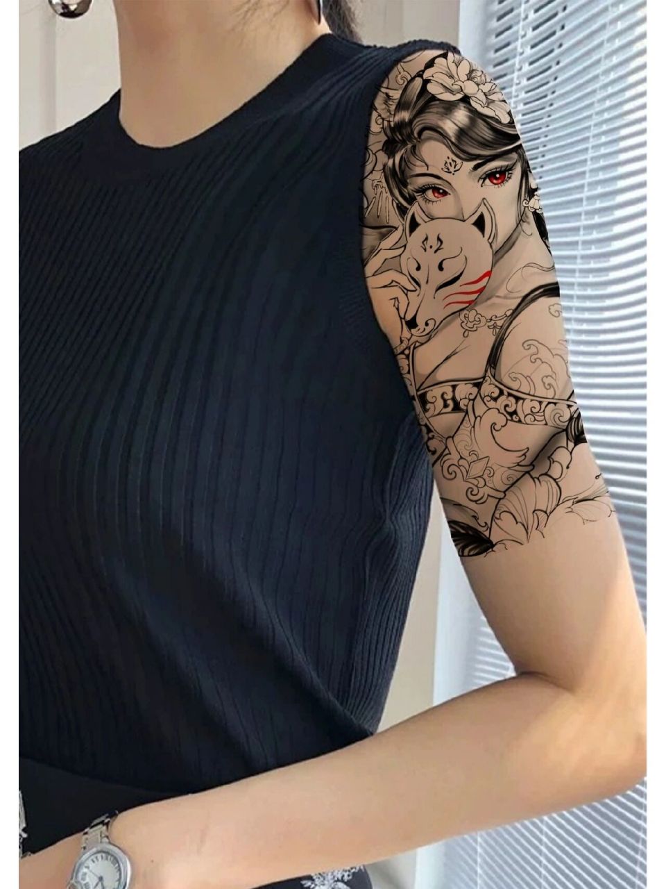 艺妓纹身素材 女生纹身      合肥纹身 艺妓纹身素材