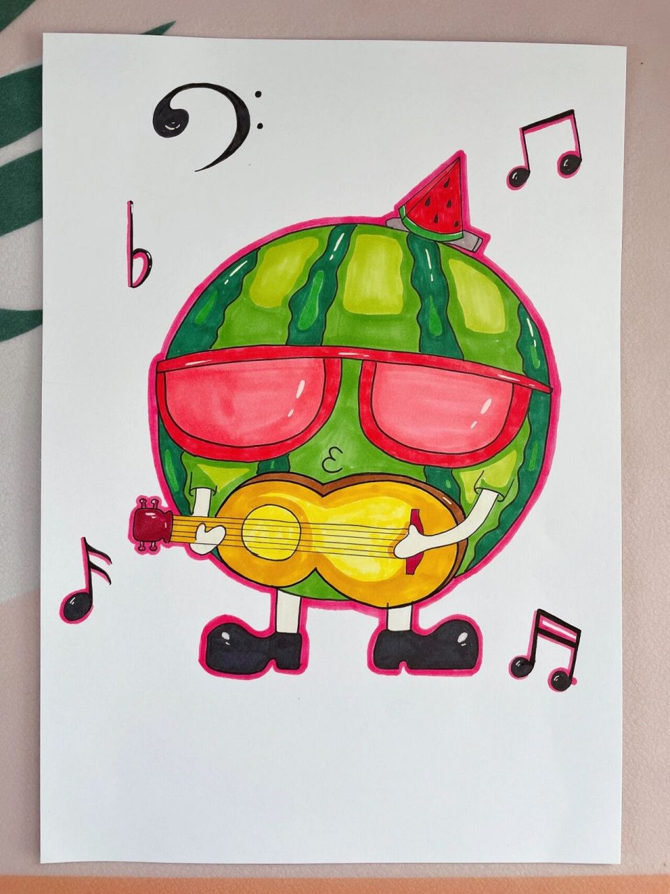 儿童画|蔬果联想系列|no.2 - 保持热爱 奔赴山海