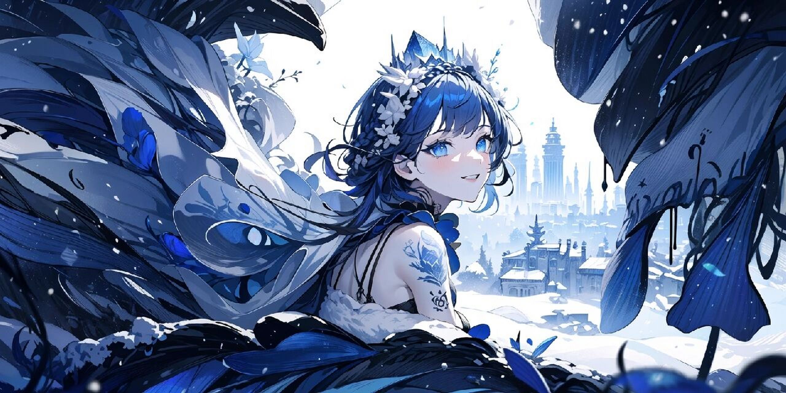 冰雪魔女(横屏壁纸)