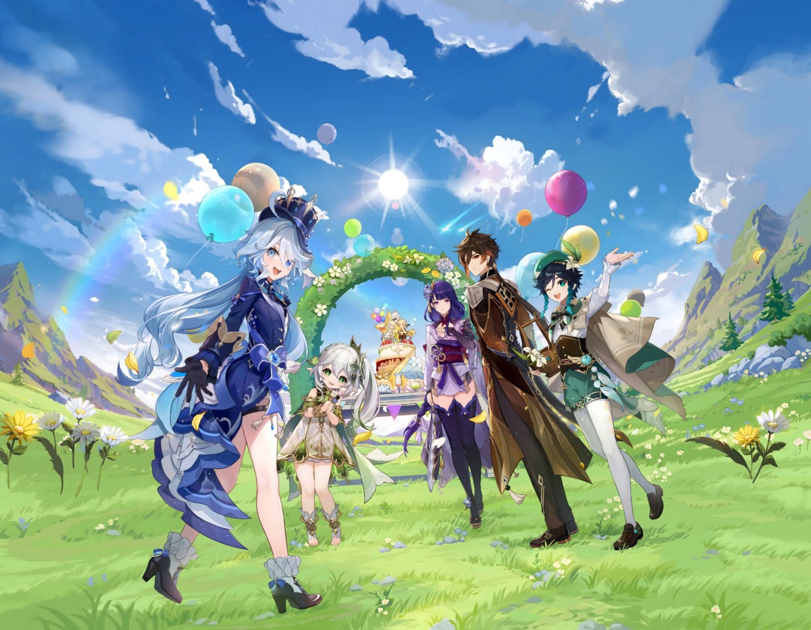 原神丨五神 gods 风神巴巴托斯,化名:温迪 统治蒙德地区【风元素】 "