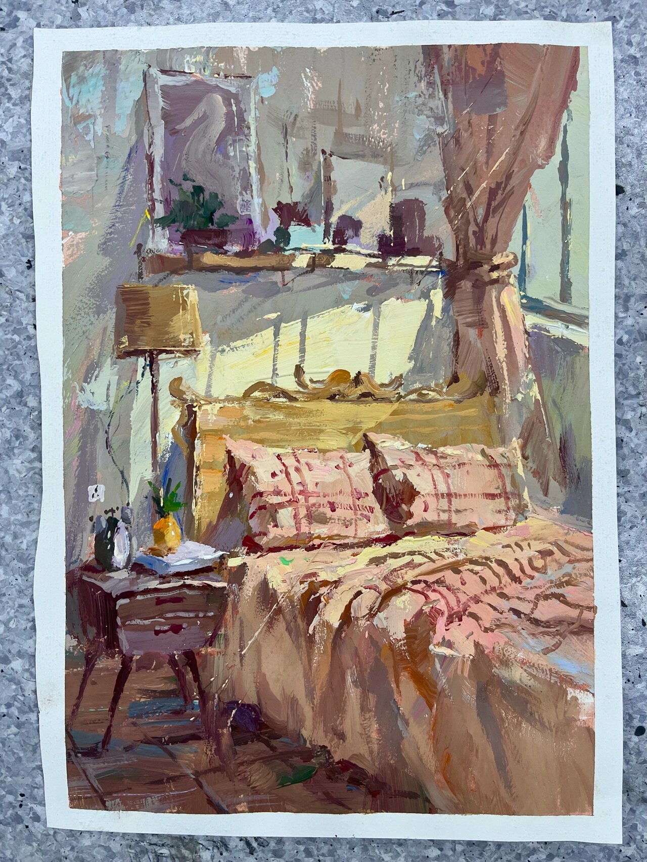 天美场景色彩(卧室一角)