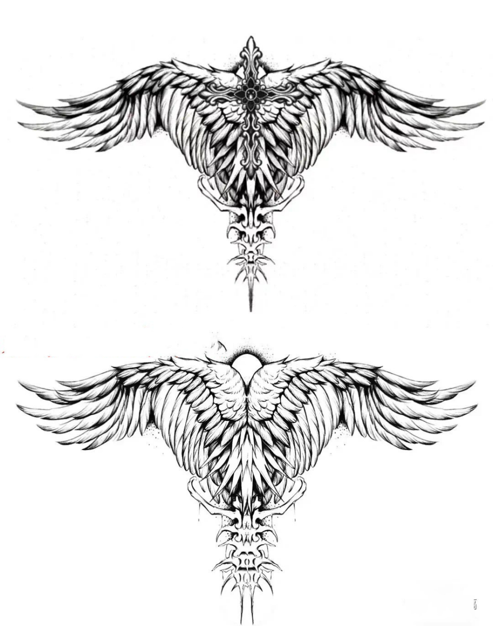 天使之翼 翅膀纹身精品合辑 78天使之翼 翅膀纹身精品合辑99 每个