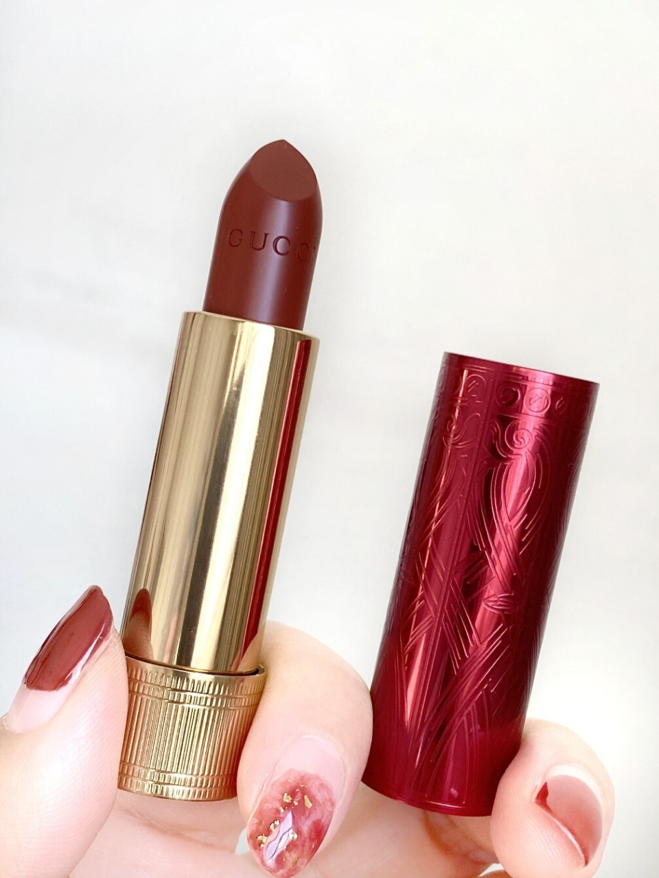滋润有氛围感的红棕78gucci2021新春红管 6015新品首发 大方
