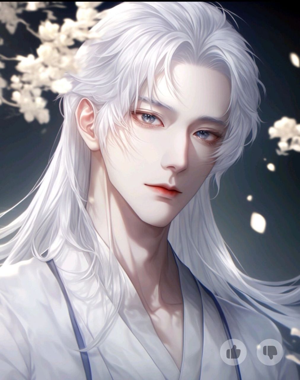 白发是真的很绝,自带仙风道骨 每日一看美男子,延年益寿九十九