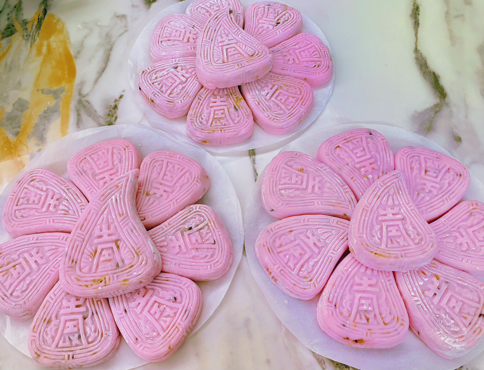 潮汕红桃粿最简单做法 做了几次红桃粿,总结出来的配方,2斤粉的配方