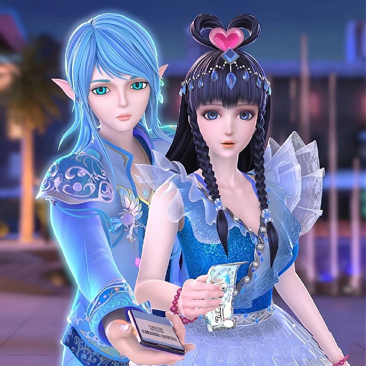 水王子和王默cp头像