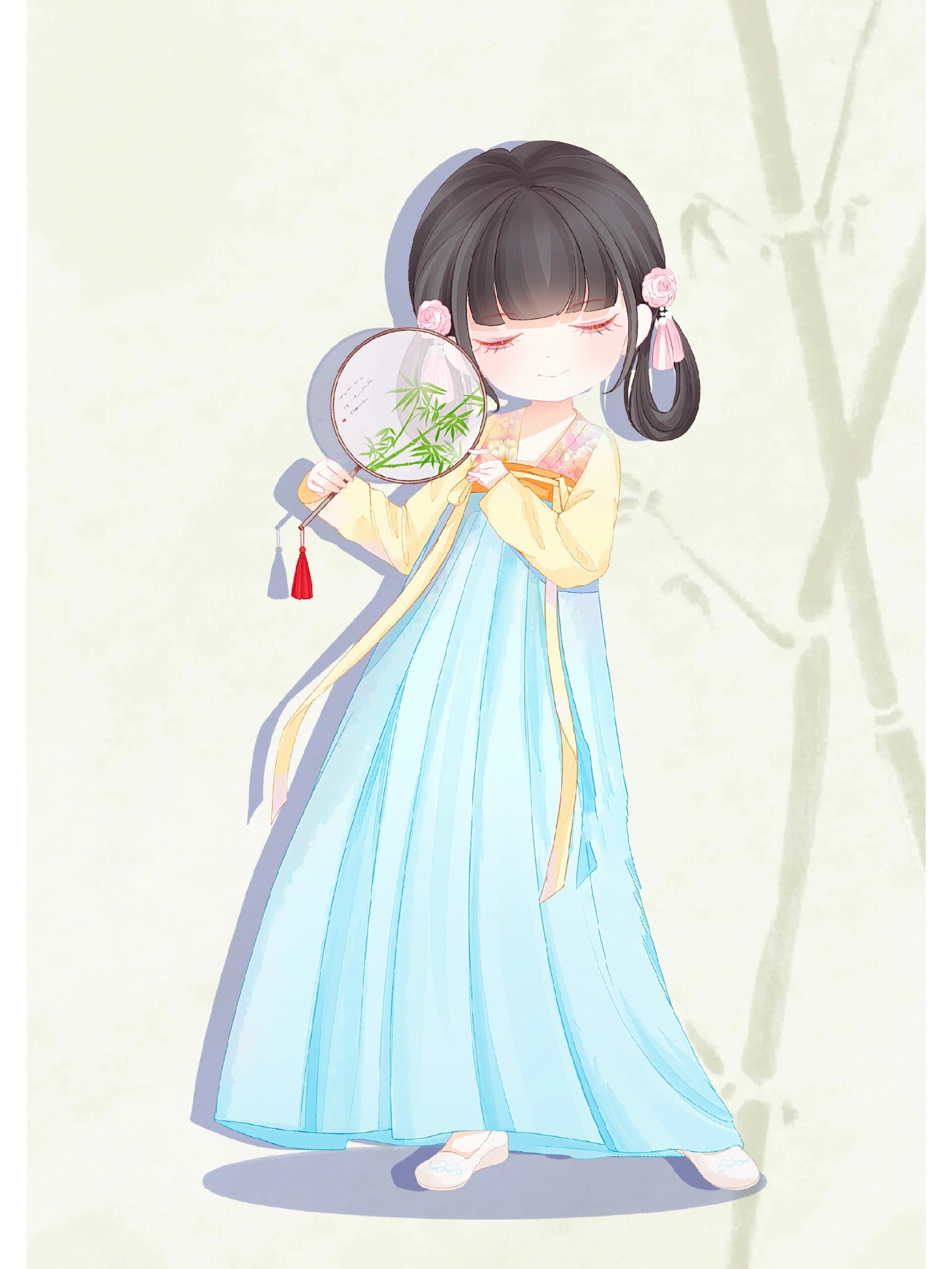 画画啦萌萌古风可爱q版小人儿4