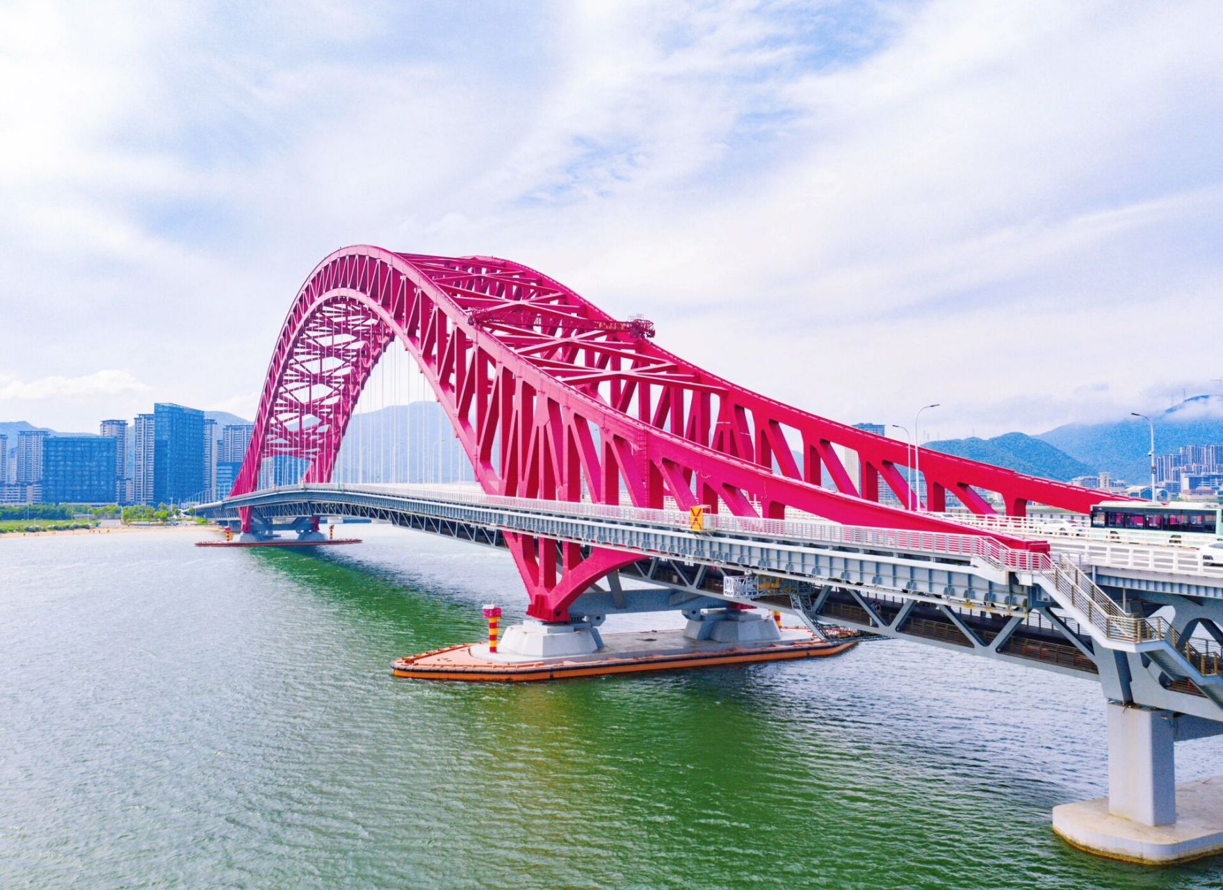 北仑梅山红桥花海图片