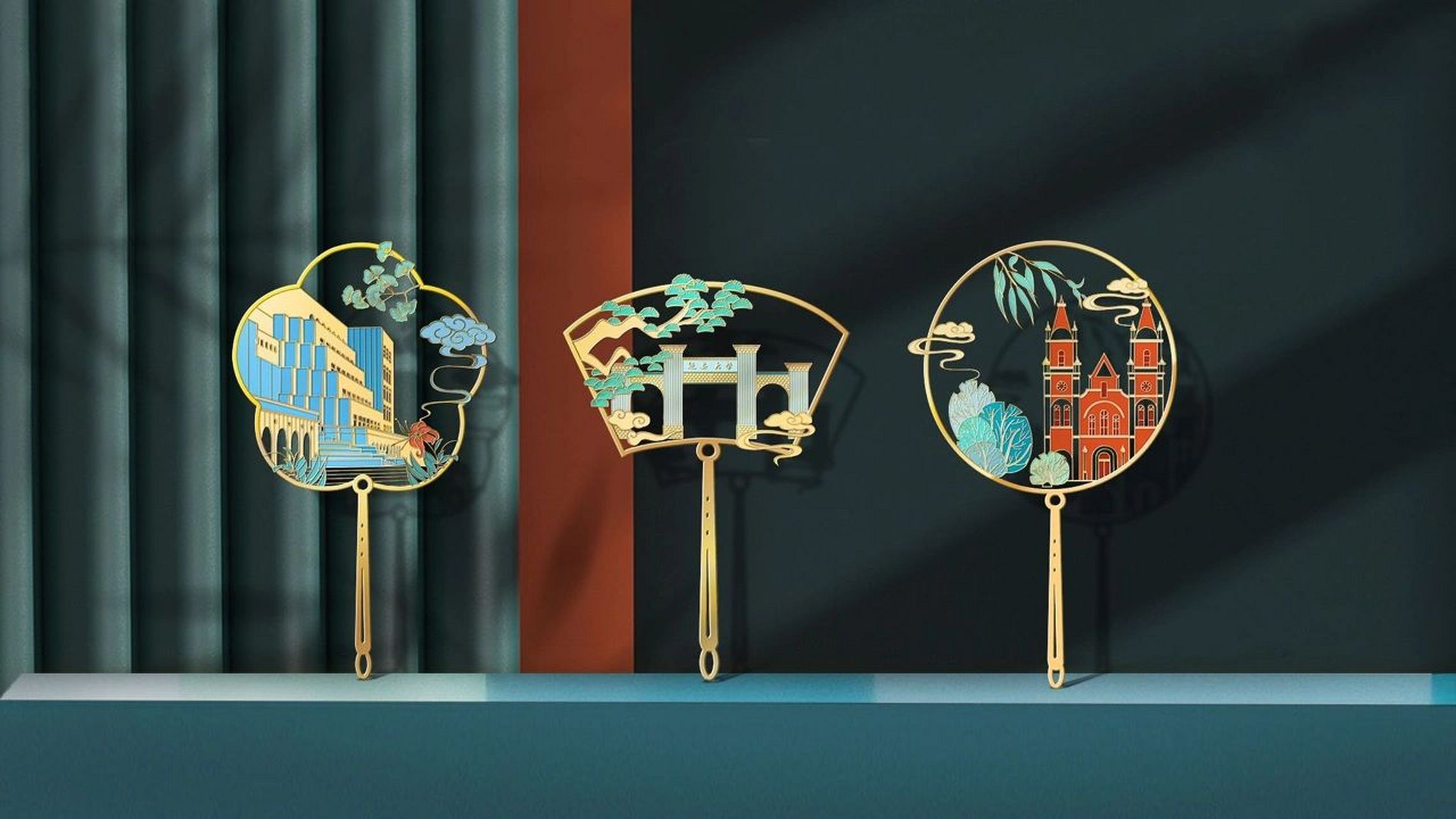 延安大学文创产品开发 延安大学文创产品开发 产品名称:书签 创意说明