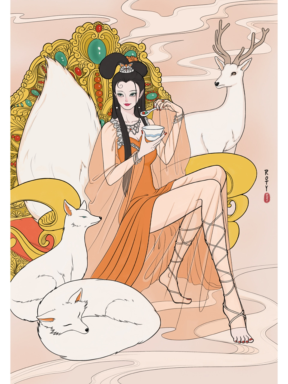 西游记:白面狐狸精 上次有粉丝宝宝说想看比丘国的白面狐狸,这就安排