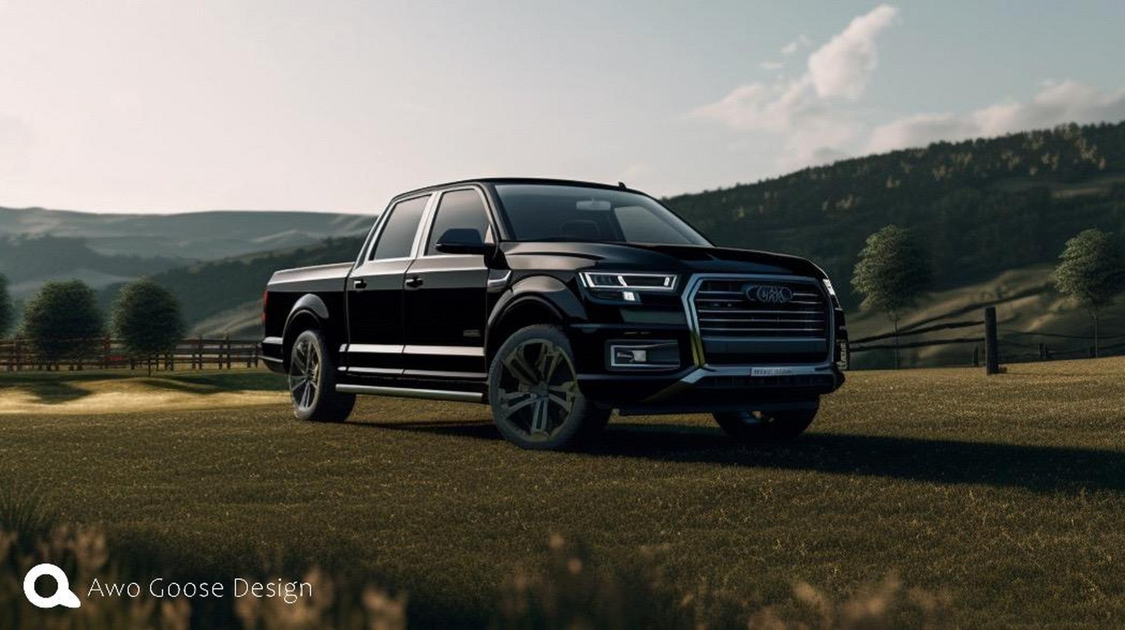 奥迪皮卡车型:audi qp.