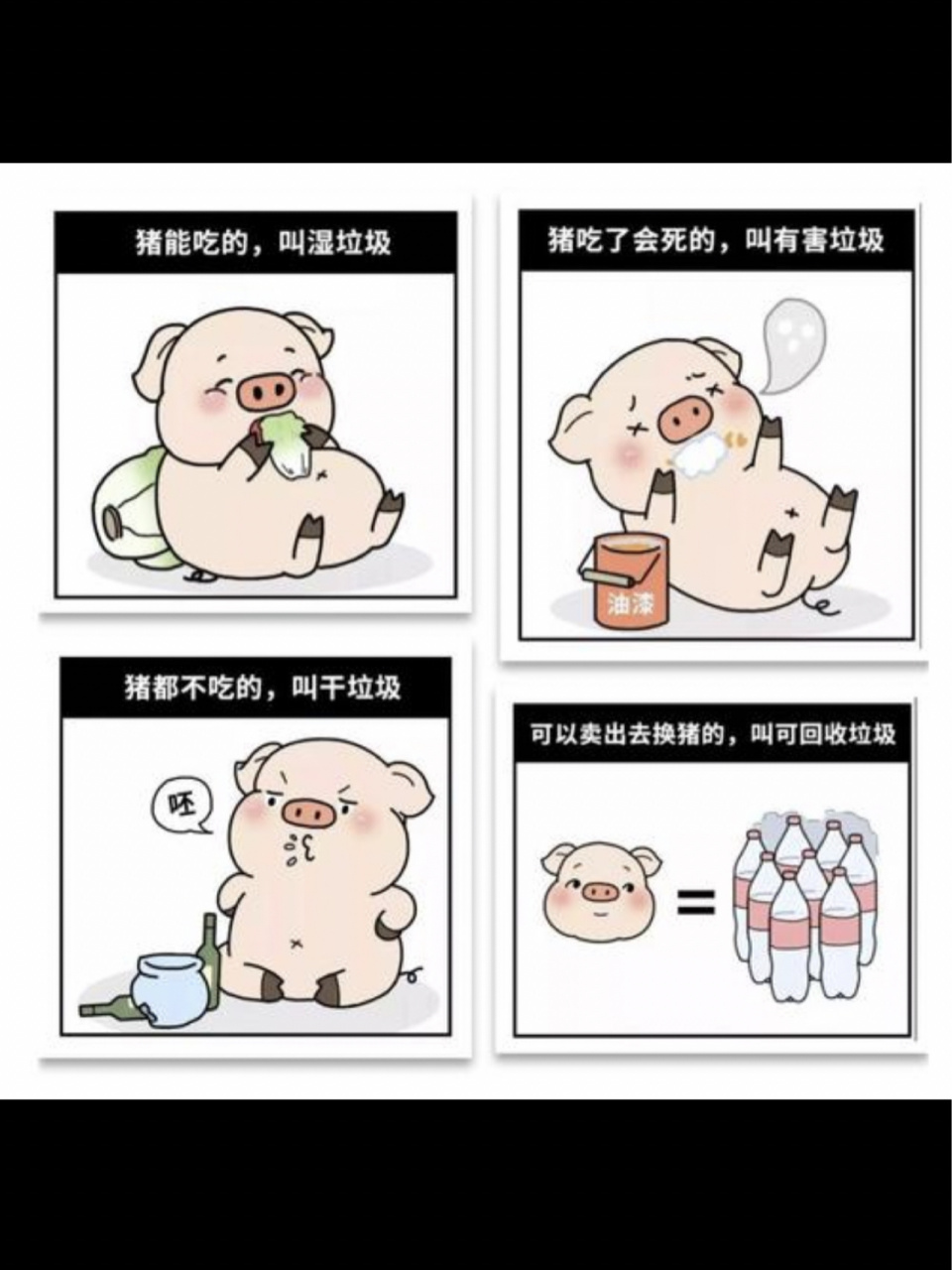 垃圾分类猪猪分类法不适用于猪妈妈 晚饭后我妈把湿垃圾里的辣椒挑