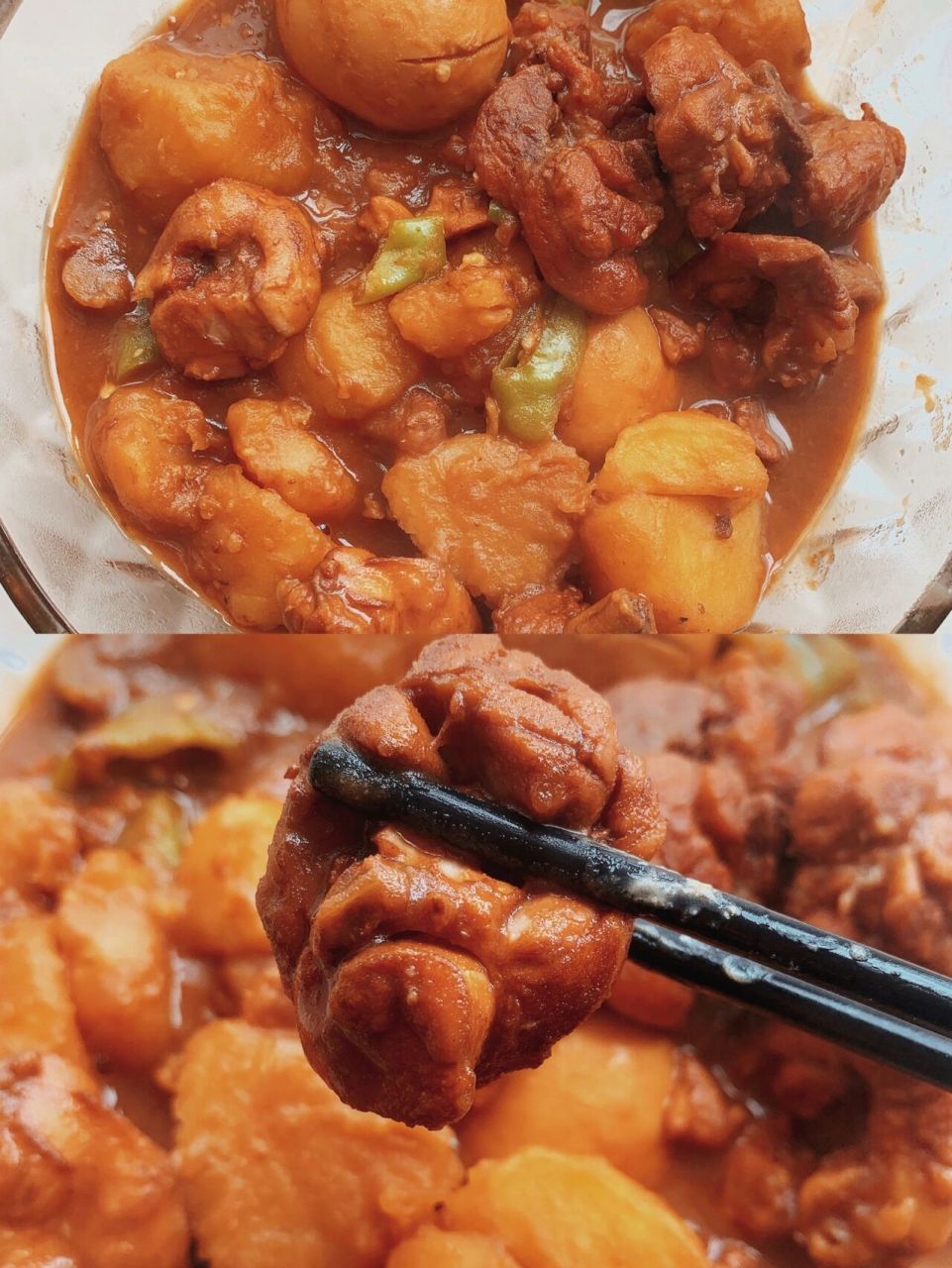 朱先生私 朱先生的私房菜来喽 土豆炖鸡腿,味道不输黄焖鸡的一道菜,鸡