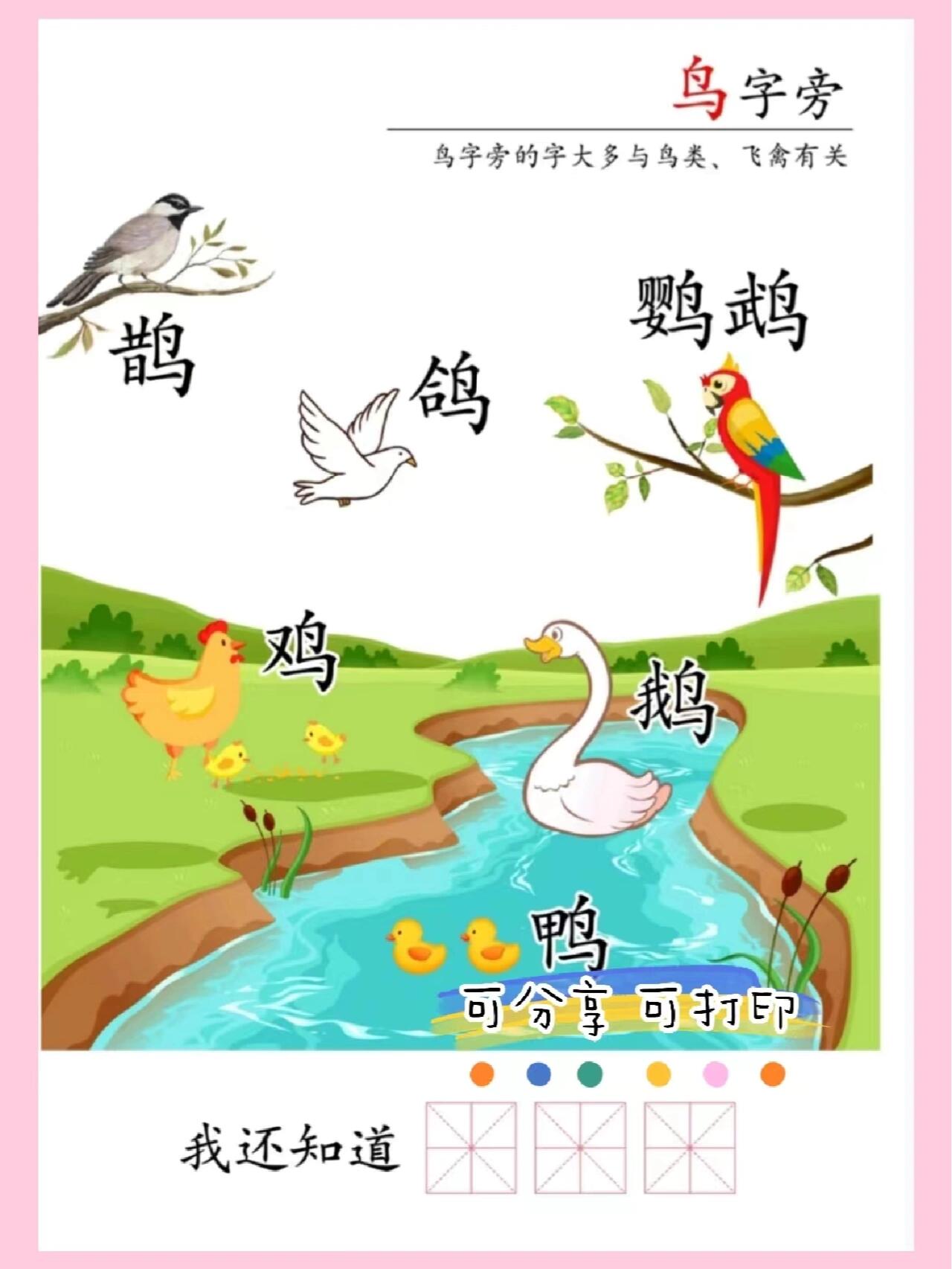 幼小衔接趣味识汉字‖思维导图 轻松学汉字