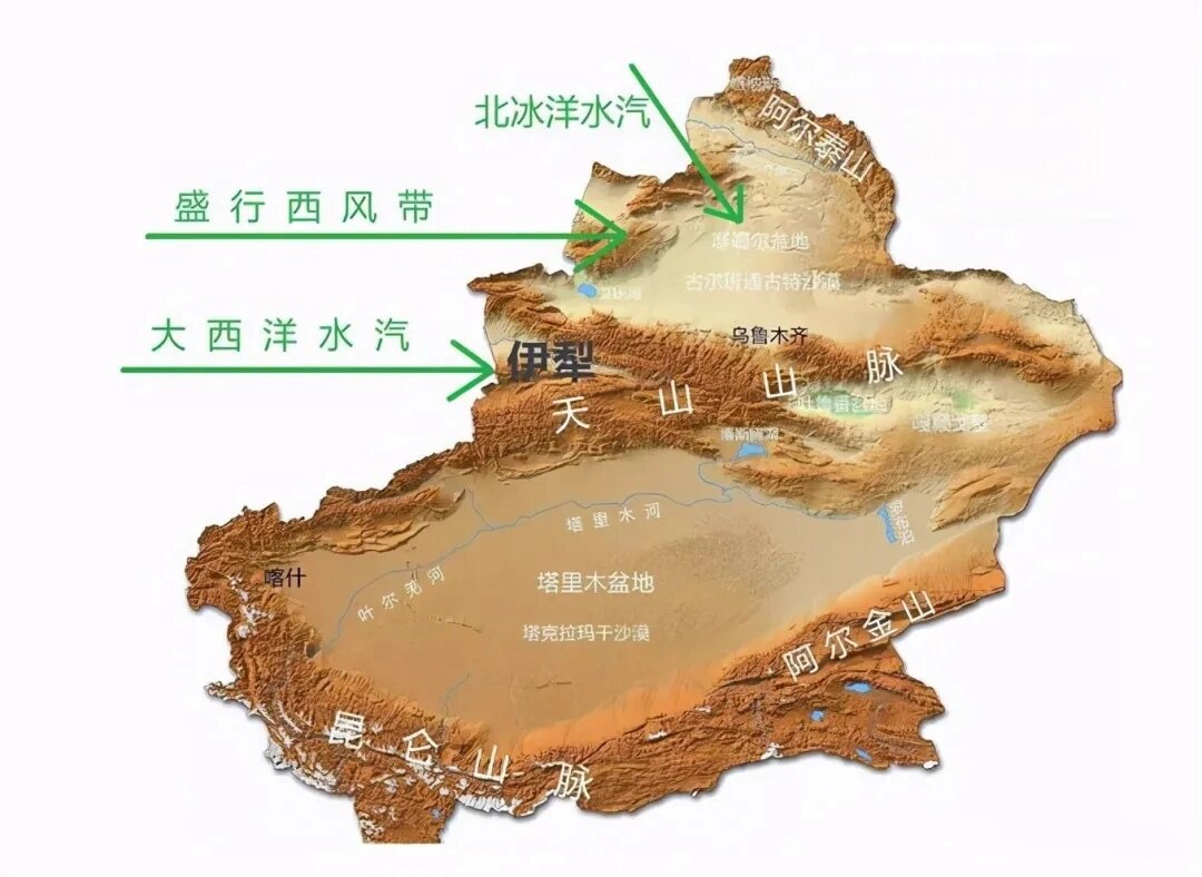 [地理]伊犁河谷被称为"塞上江南