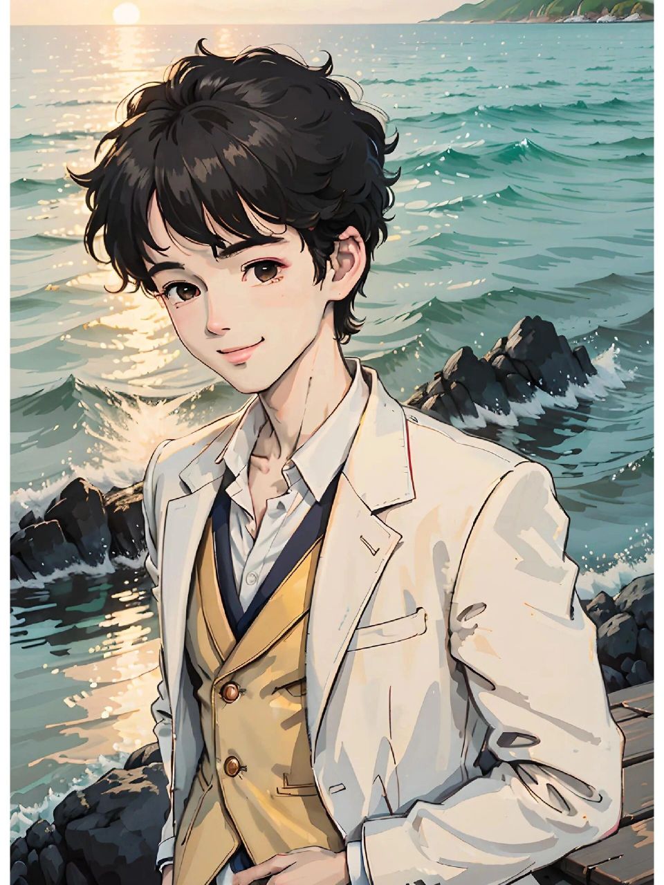 干净帅气的大男孩|海边|男生头像 帅帅的大男孩,魔鬼的身材,要有多帅