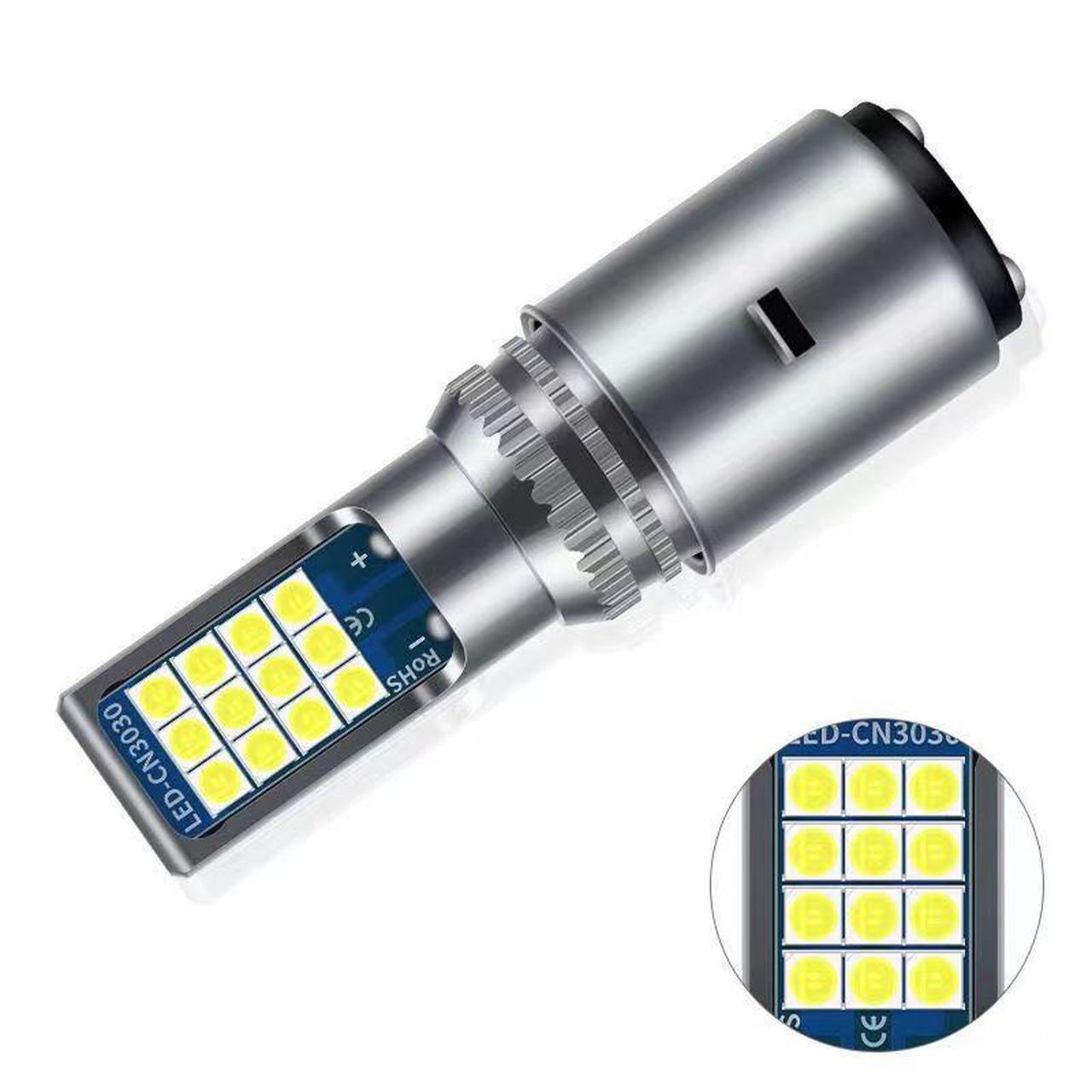 电动摩托车灯120w超亮白光led灯泡前大灯内置150w远近光汽车通用