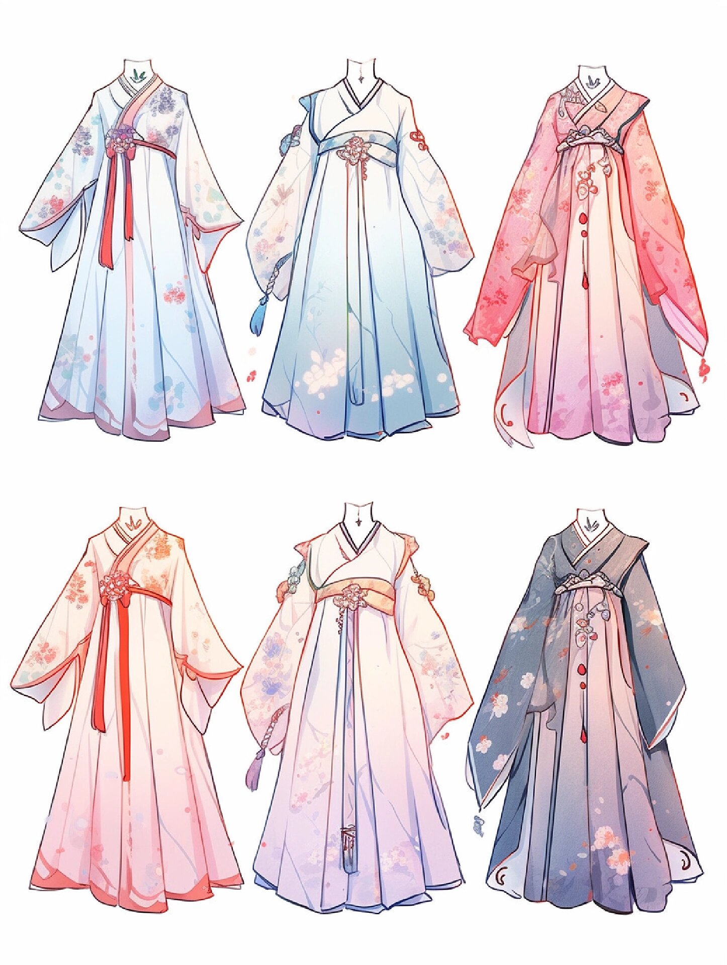 汉元素:服装设计图