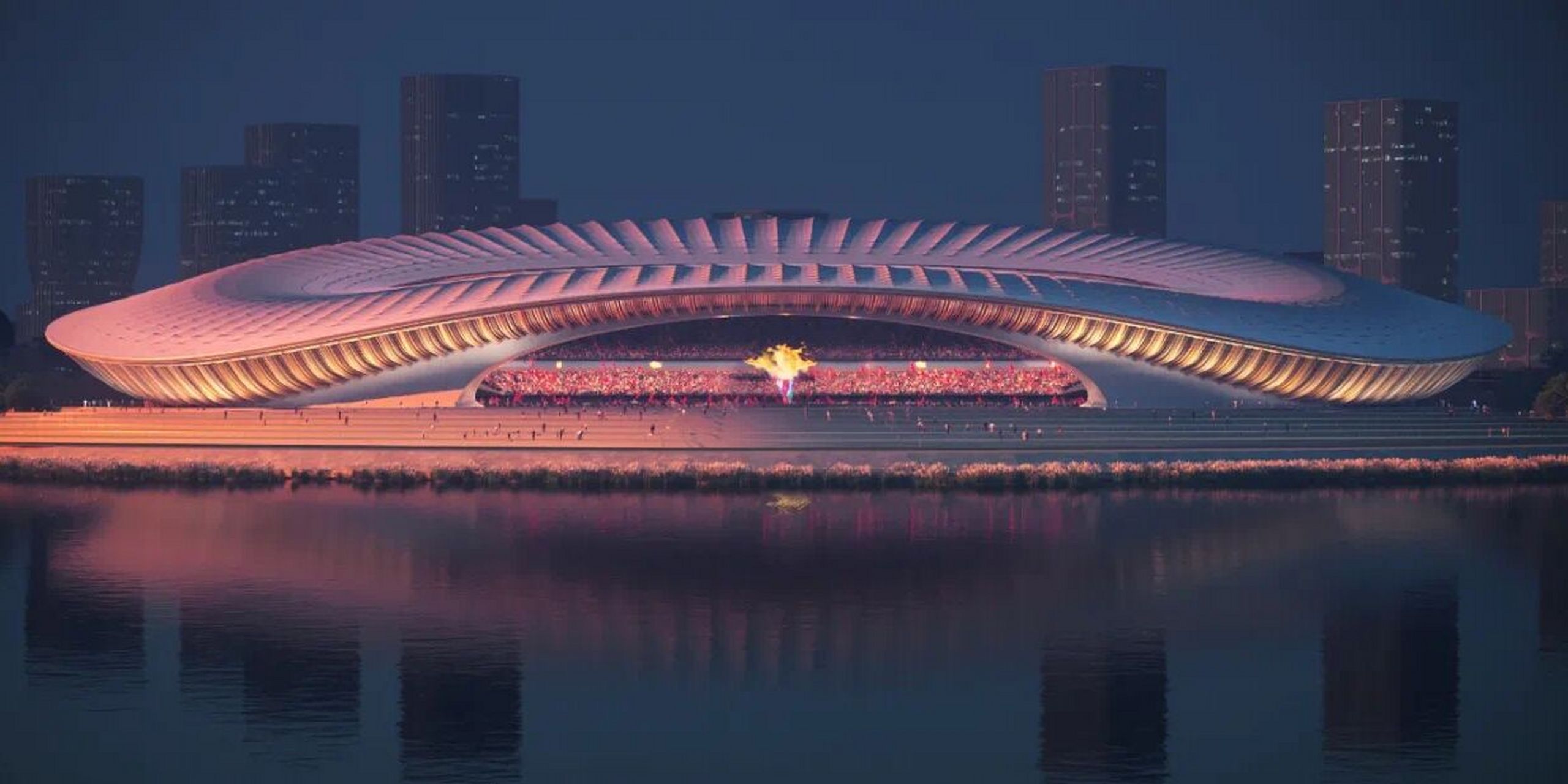 华润要在南沙配建的体育馆,效果图曝光!