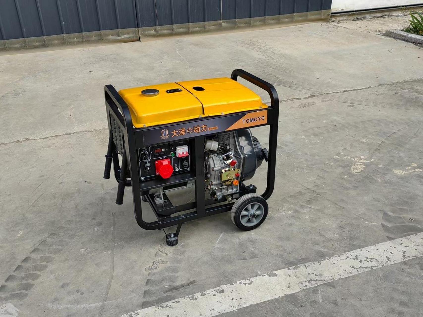 大泽动力服务全国～ 单缸3-8kw开架式 柴油发电机12v直流输出改成usb