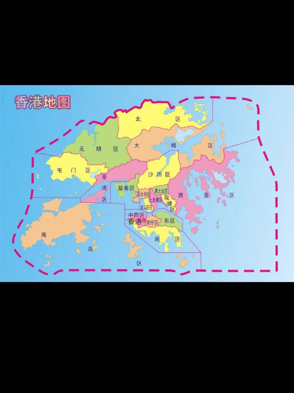 香港愉景湾地图图片