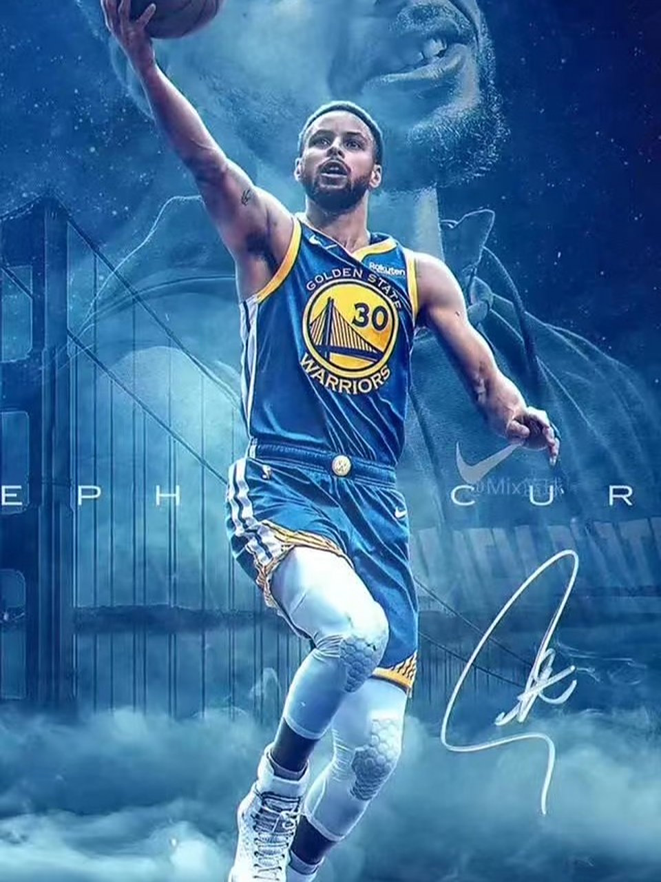 nba球星库里高清壁纸 nba球星库里高清壁纸