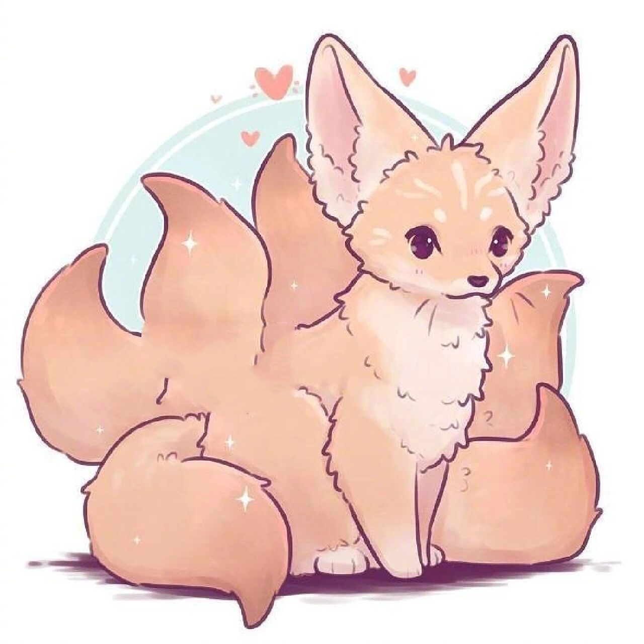 超美的九尾狐狸壁纸来了