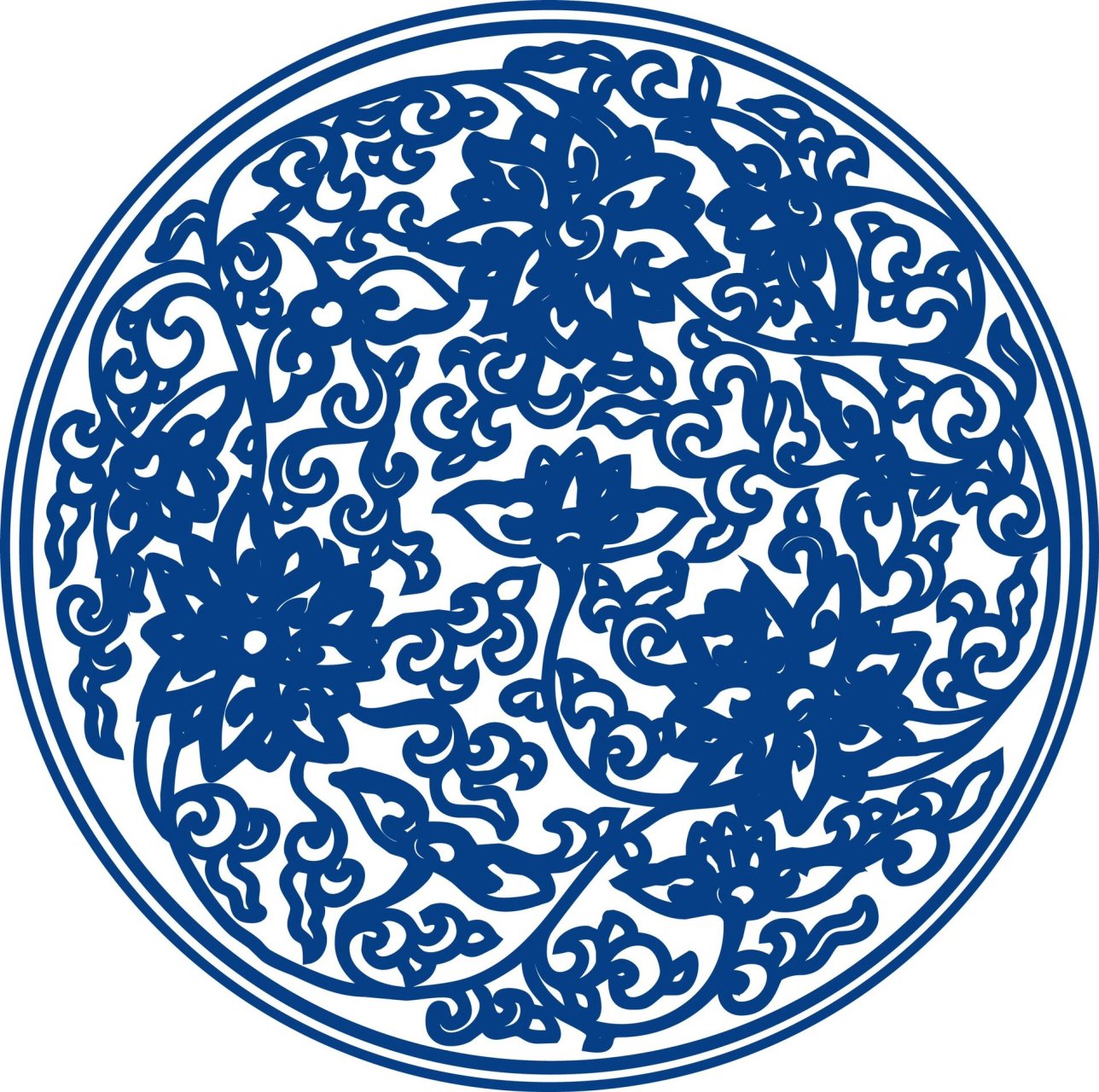 中国风青花瓷纹样之美           (五) 天青色等烟雨,而我在等你