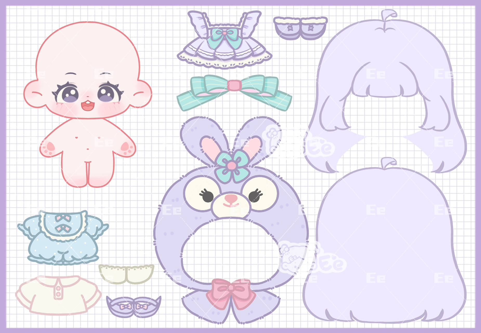 稿件展示 | 棉花娃娃换装之星黛露 星黛露太可爱了吧～ 929292