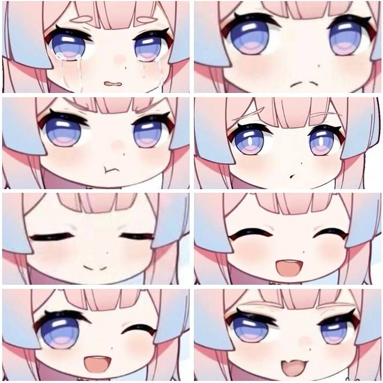 心海q版表情包②～ 心海可爱捏