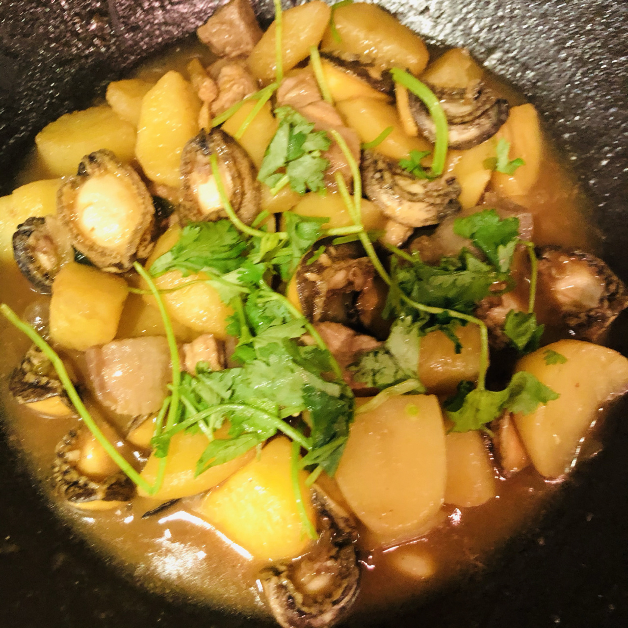 美食|鲍鱼五花肉炖土豆 08 小鲍鱼五花肉炖土豆 【小鲍鱼五花肉烧