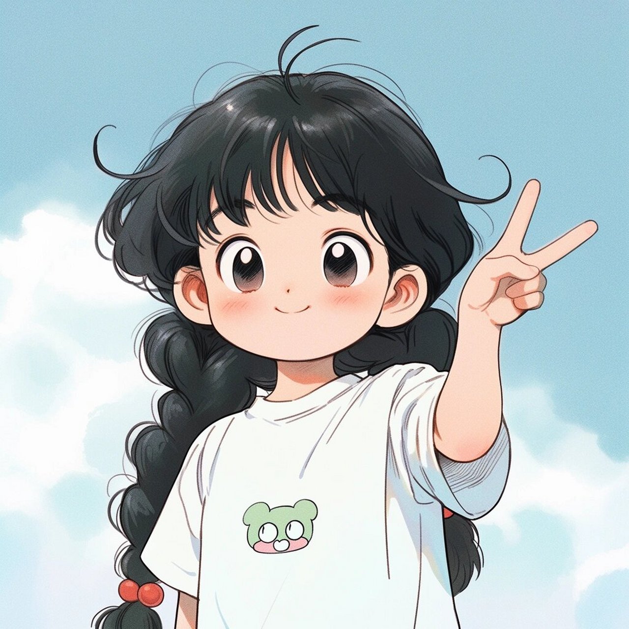 可爱动漫情侣头像99 干净清爽的情侣头像,快(她)跟你一起换吧95