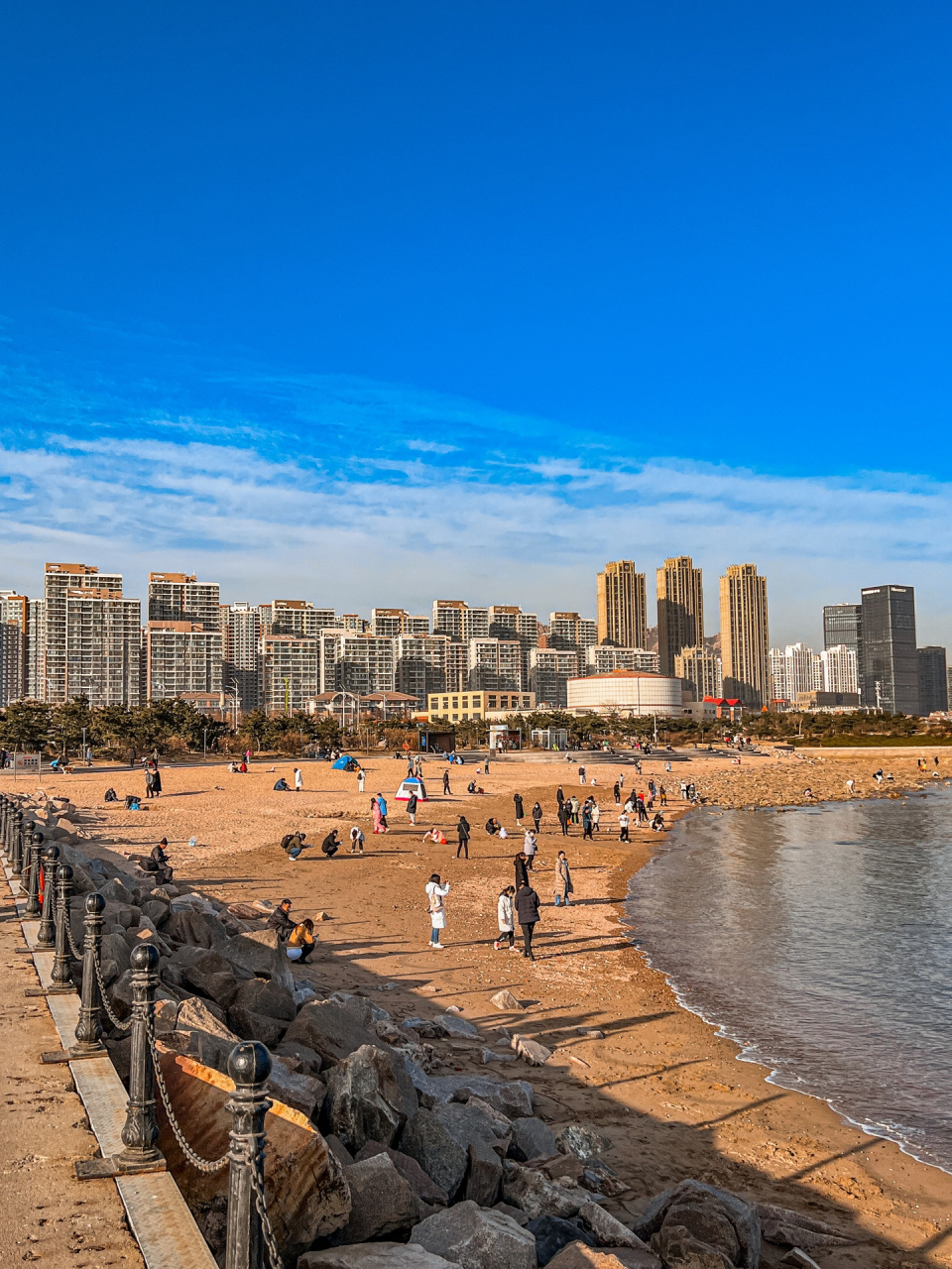 冬天的小麦岛打卡拍照91攻略分享6015 今年的青岛冬天还真没有