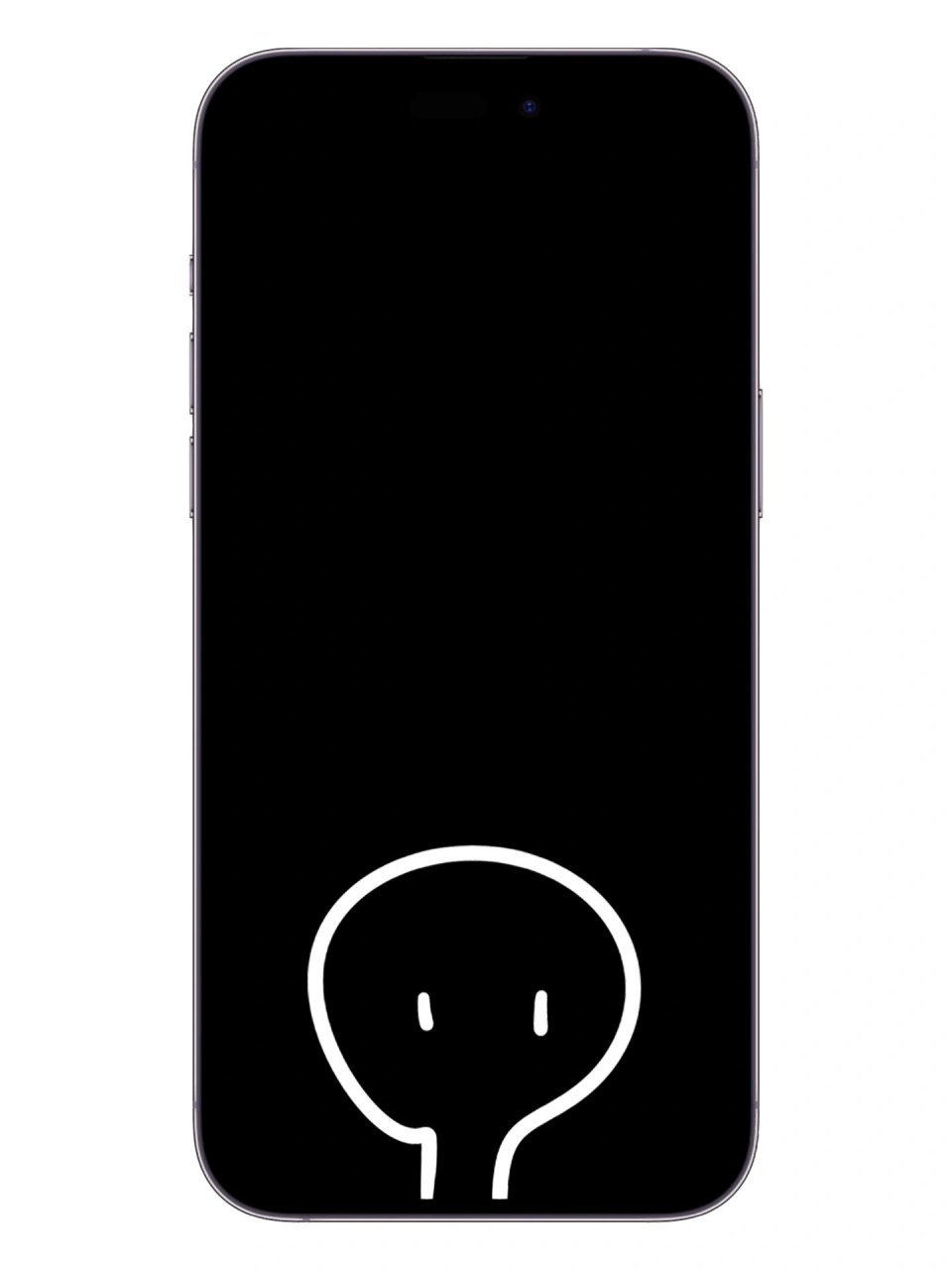 奇奇怪怪黑屏壁纸系列 今天探头探脑系列 喜欢可7715