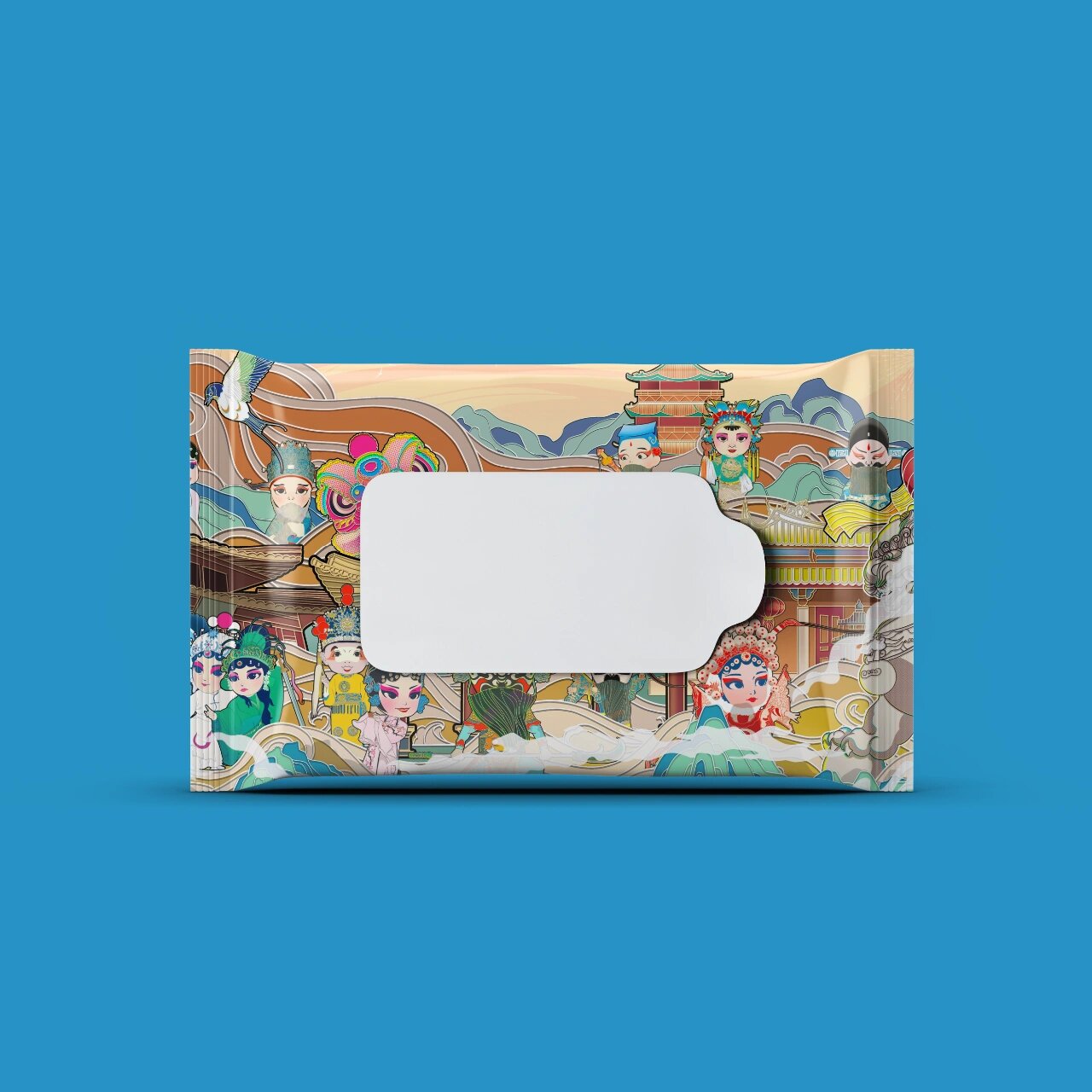 婺剧文创插画设计展示