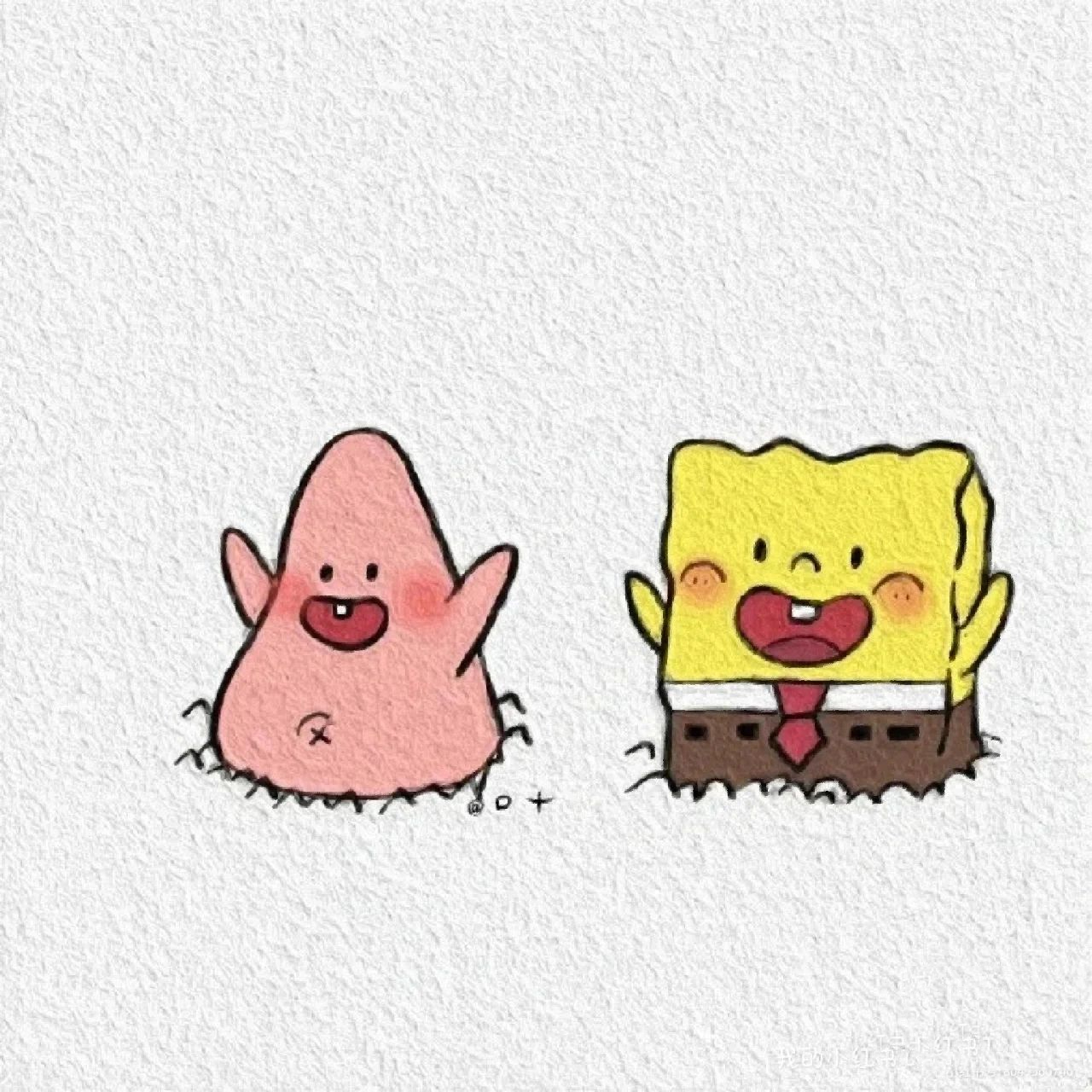 海绵宝宝和派大星可爱头像7815