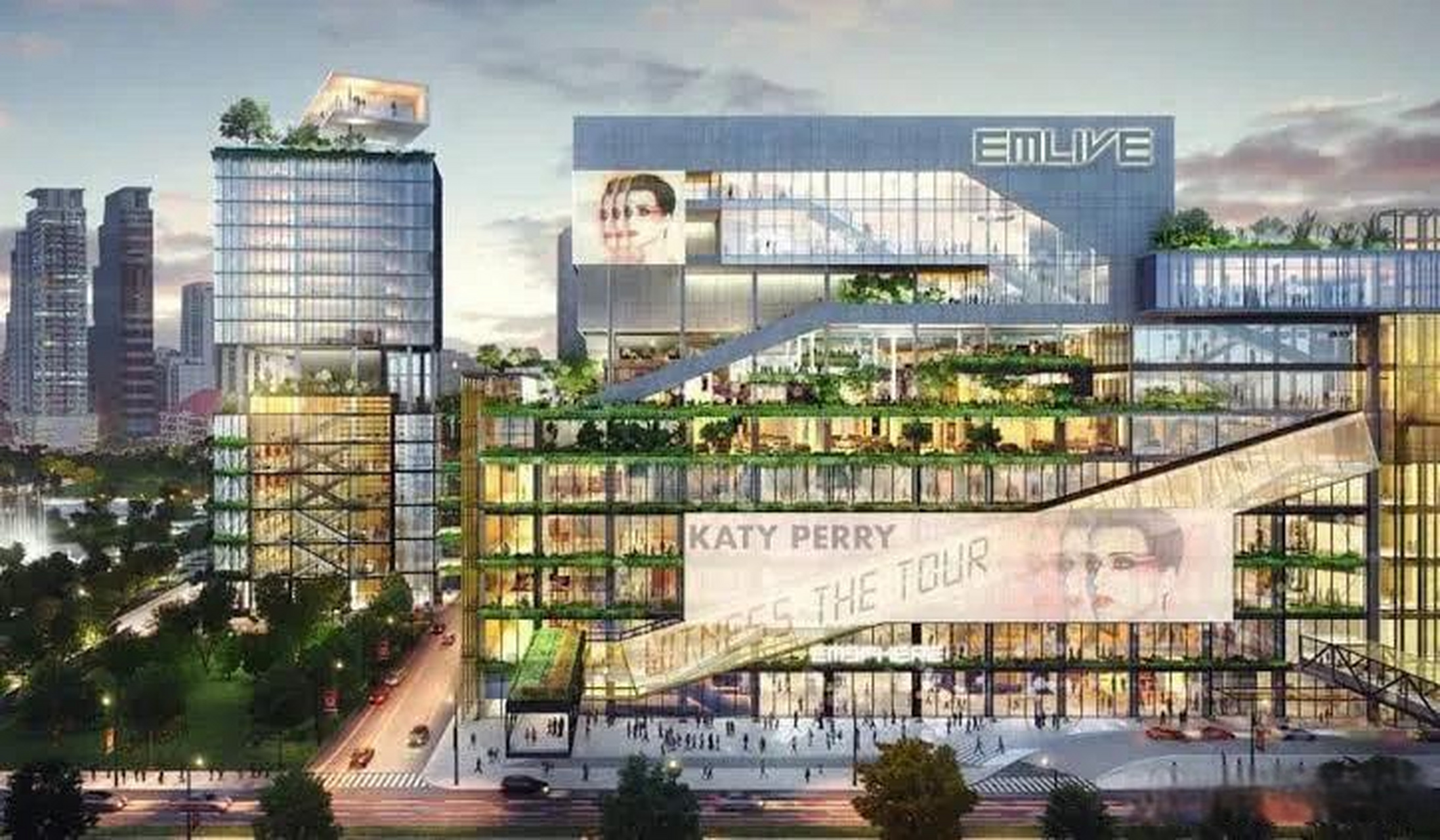 泰国首都曼谷富人区phrom phrong 的the em district,有贵妇商场之称