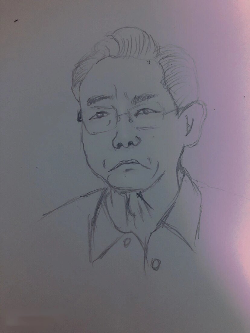 彩铅画|抗疫英雄钟南山