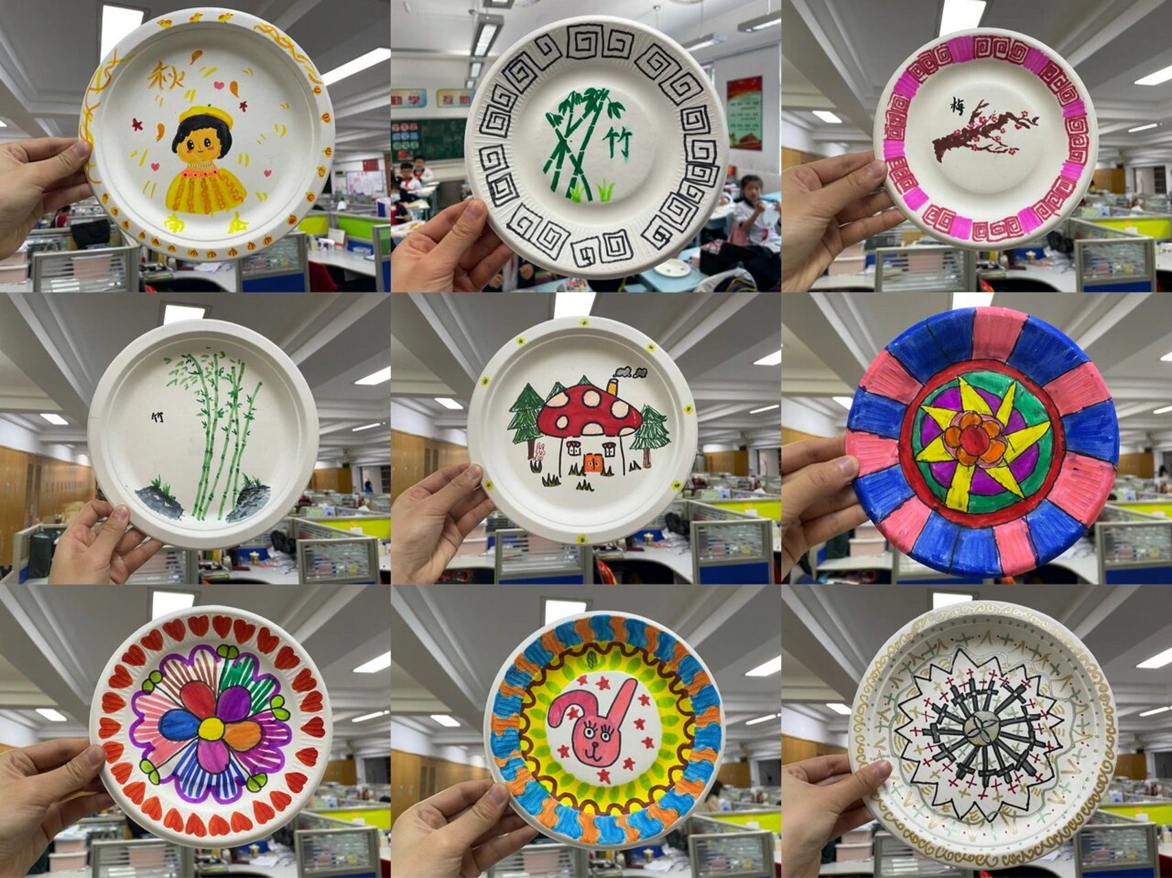 『漂亮的挂盘』学生优秀作品