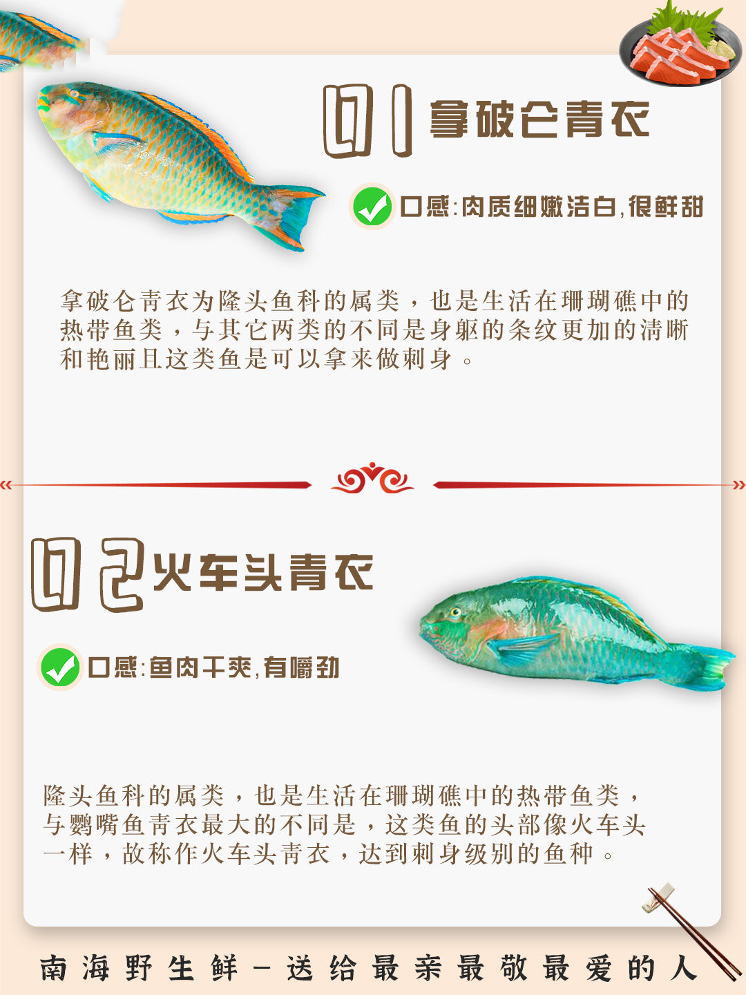 常见可以吃刺身的鱼类有哪些?口感怎么样