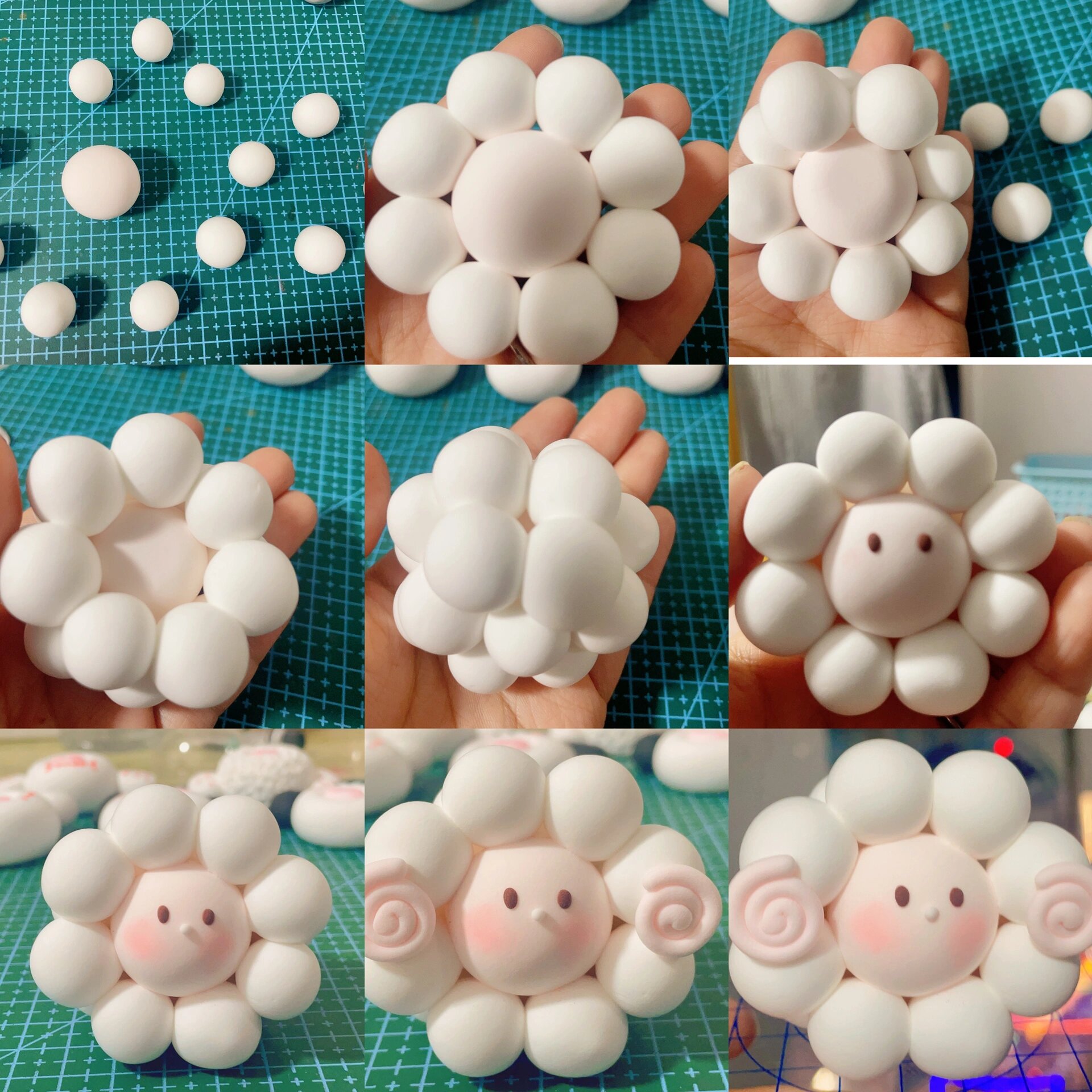 粘土羊羊教程来了——附教程图