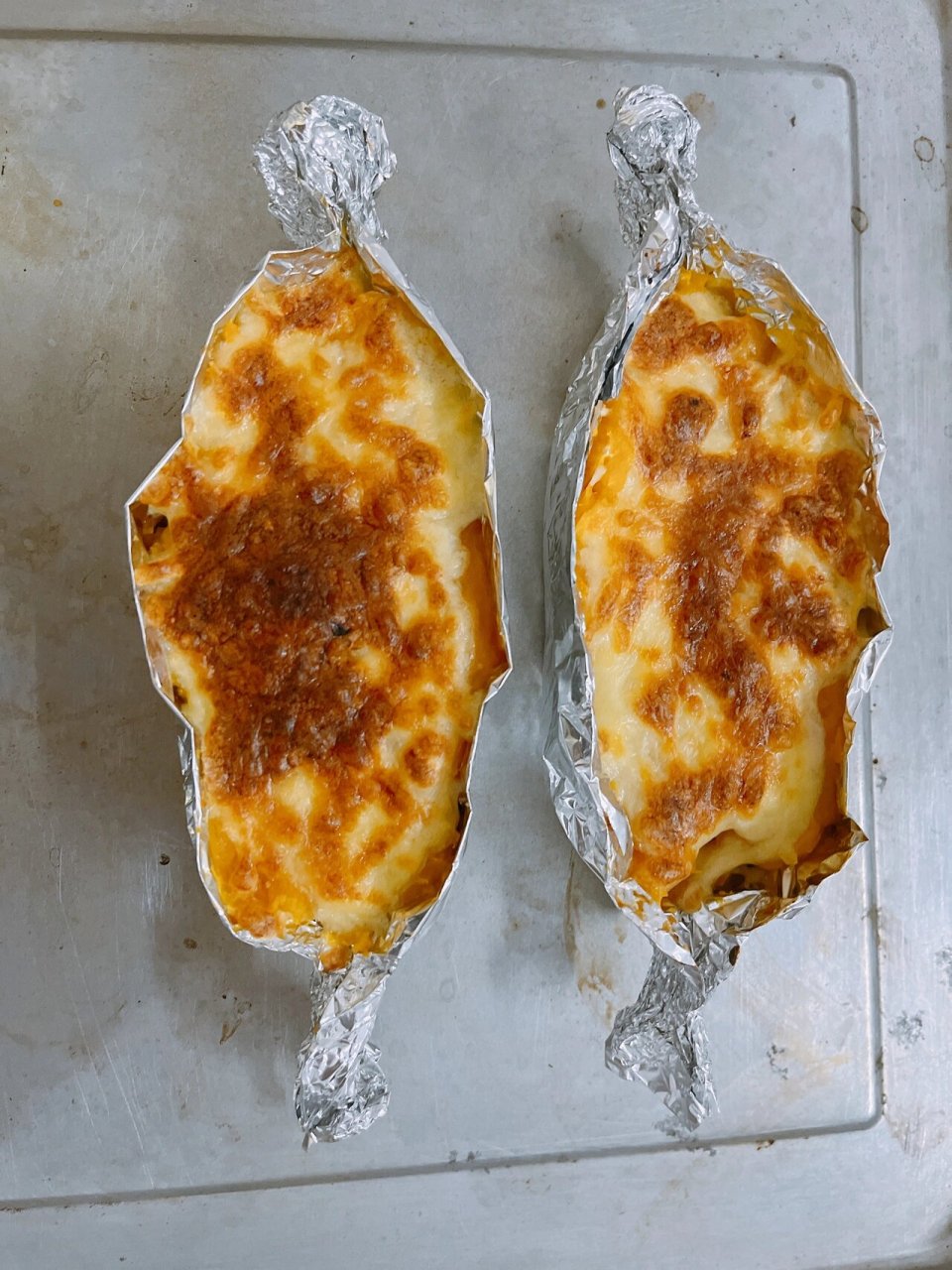 烤箱美食———芝士焗红薯94 芝士焗红薯超赞的哦!