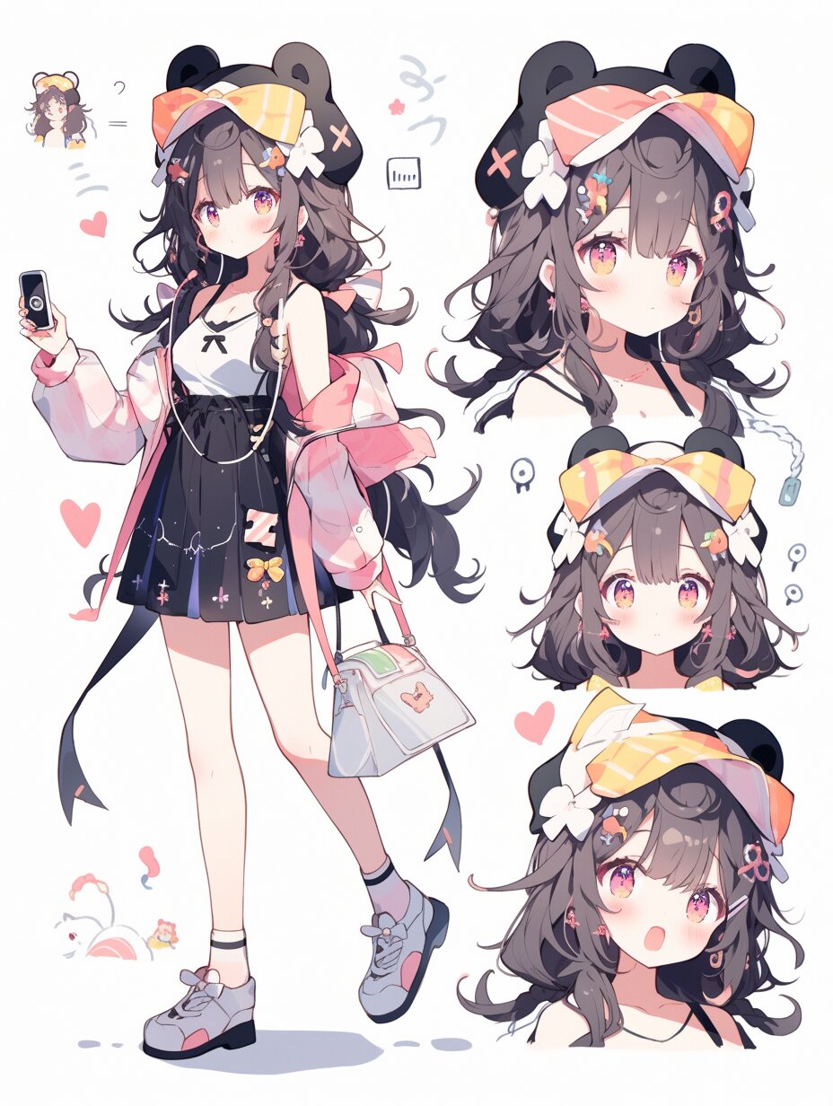 角色设计 可爱裙子