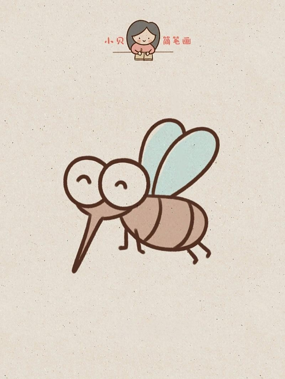 小贝简笔画-蚊子03 蚊子冷知识 03蚊子这种令人心烦的小东西,从