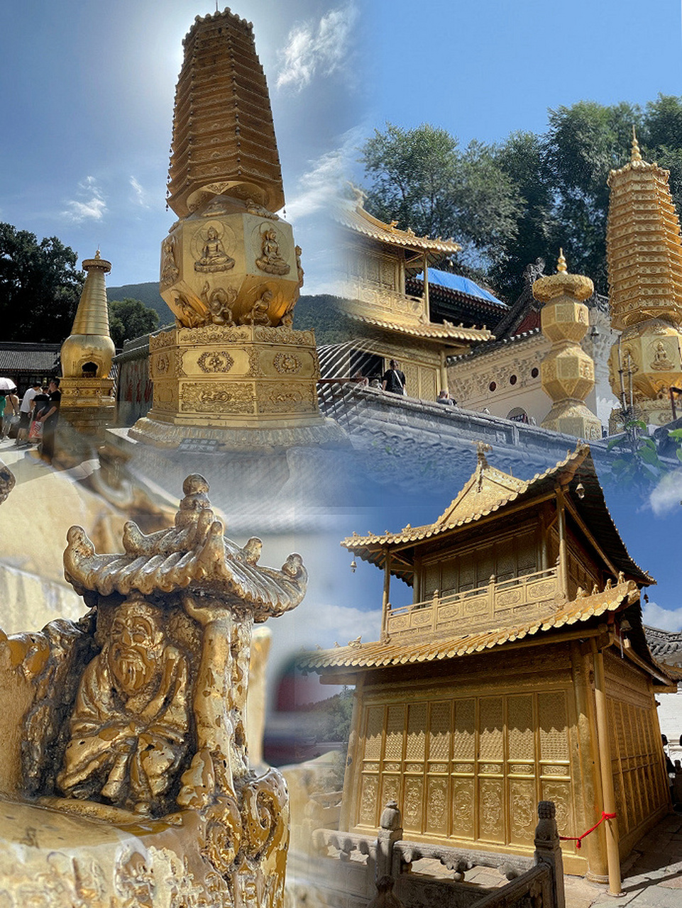 五台山详细游玩攻略73(寺庙篇) 殊像寺7915五爷庙7915塔院