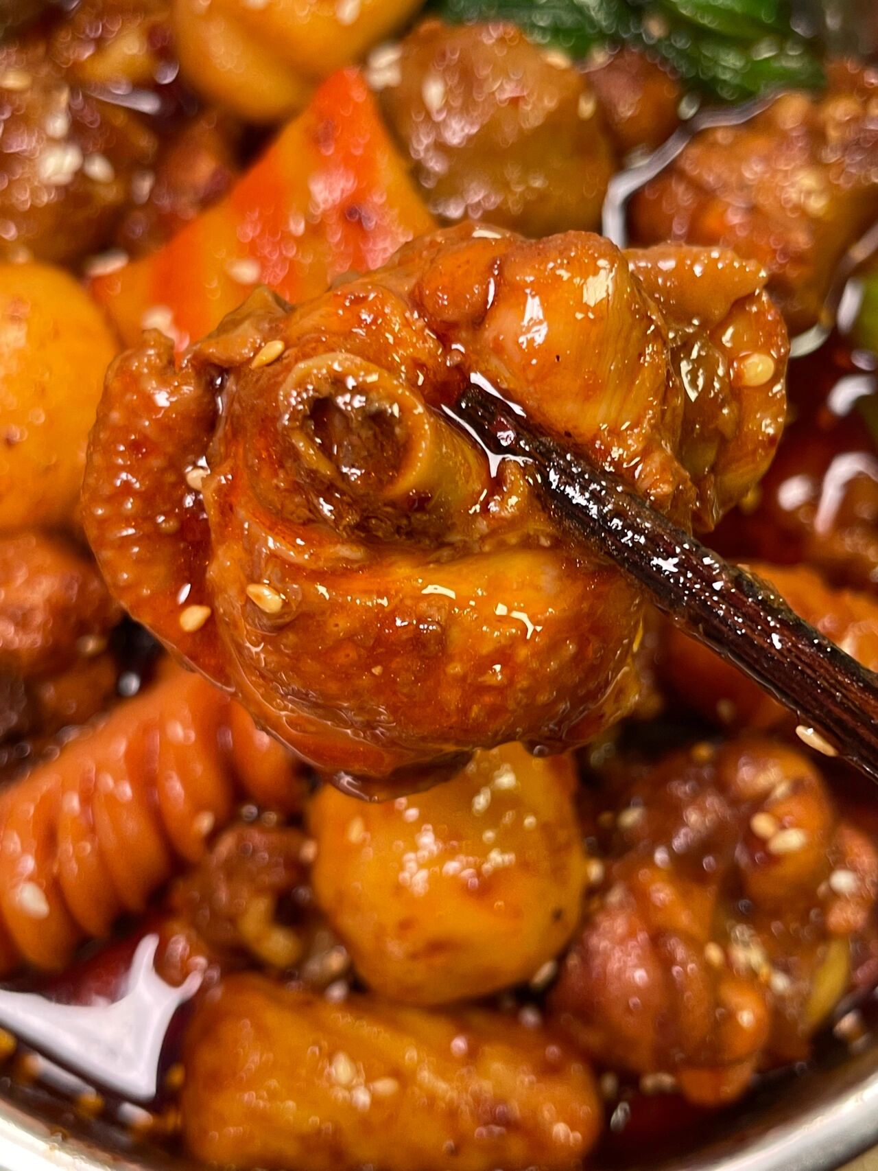 我妈手把手教我的火锅鸡!真的太太好吃了