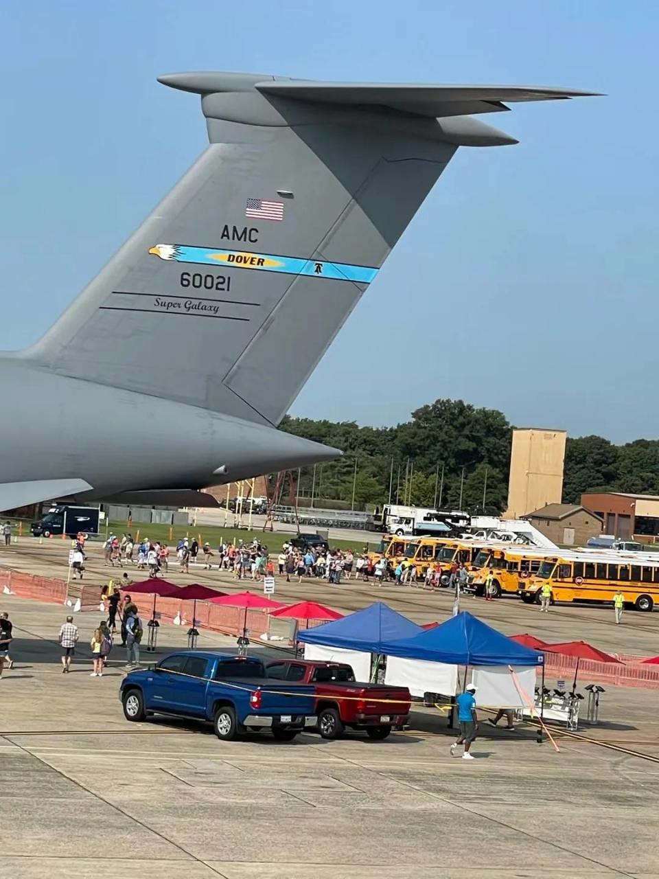 马里兰的安德鲁斯空军基地近日举办的航天航空博览会和飞行秀,据说